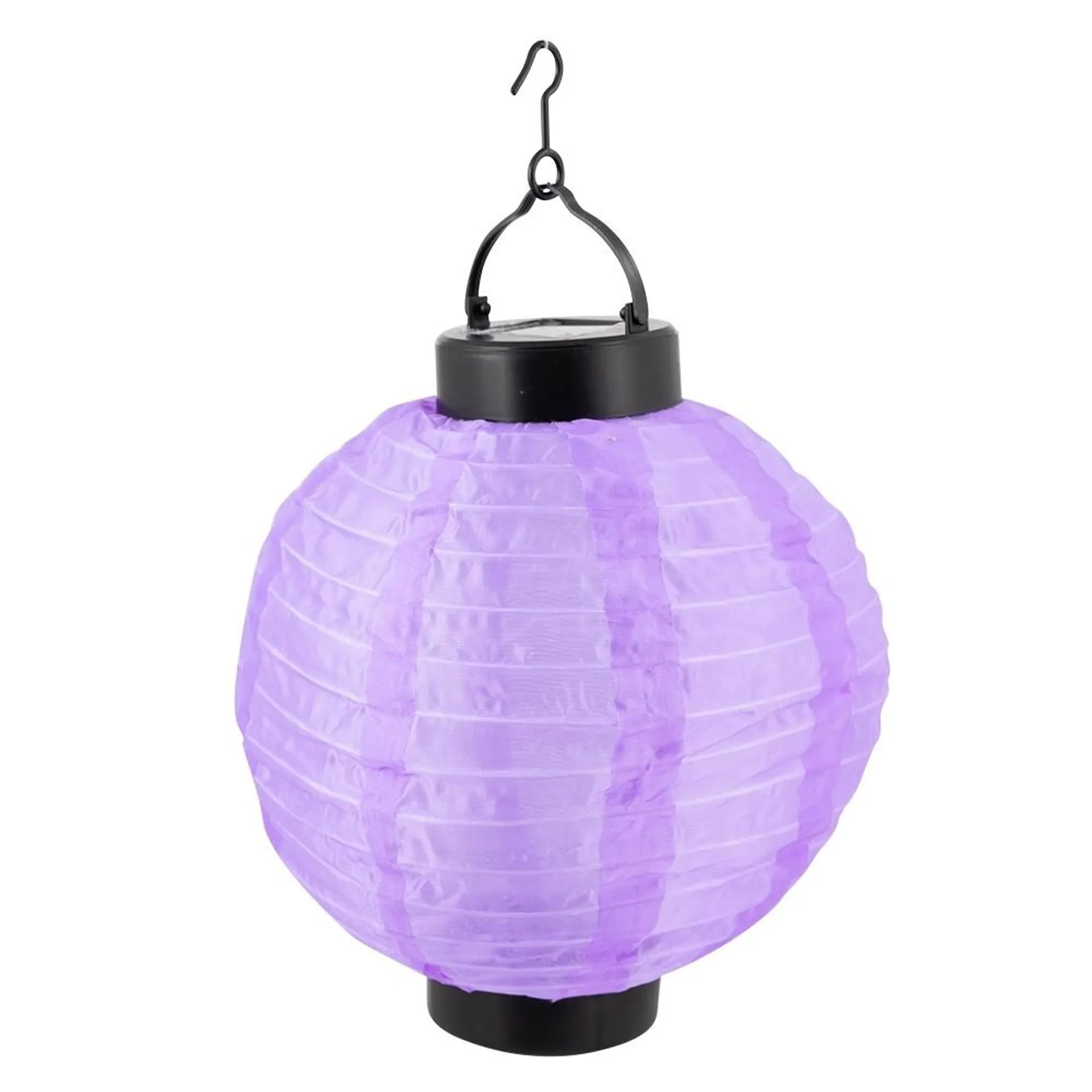 SOLAR SHEEP HOOK LANTERN - PURPLE