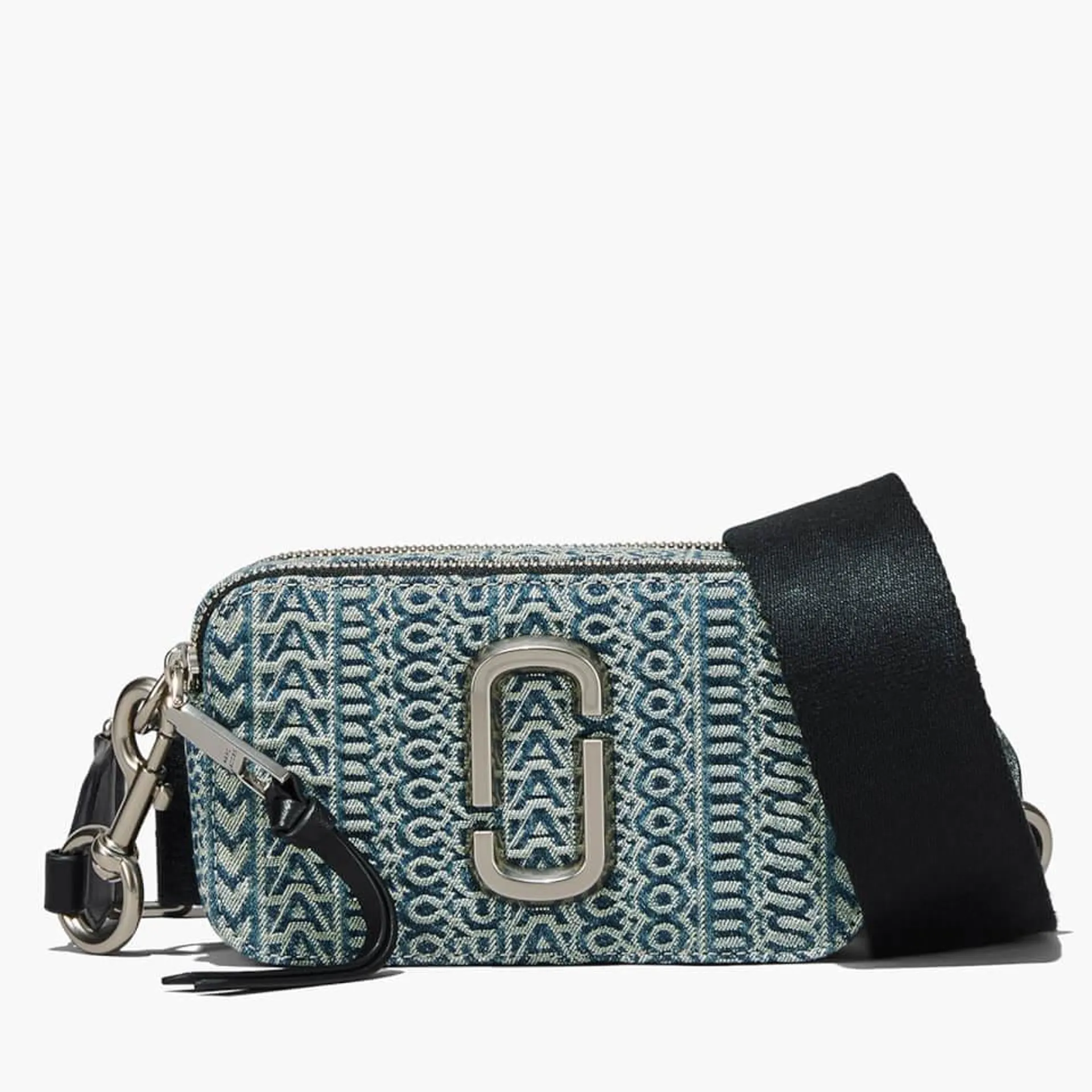 Marc Jacobs The Snapshot Denim-Jacquard Bag