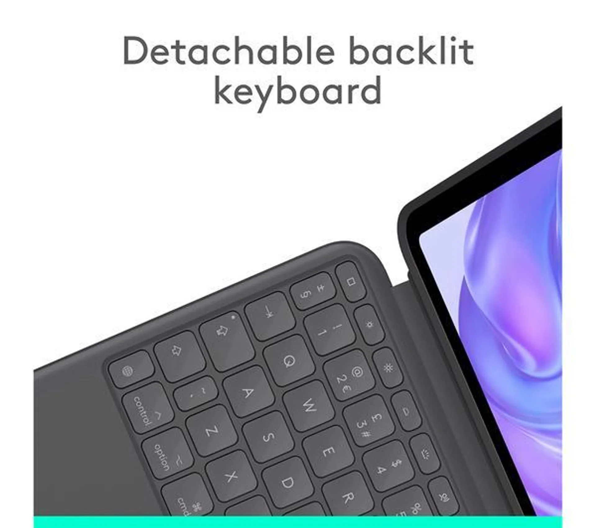 LOGITECH Combo Touch 11” iPad Pro Keyboard Folio - Graphite