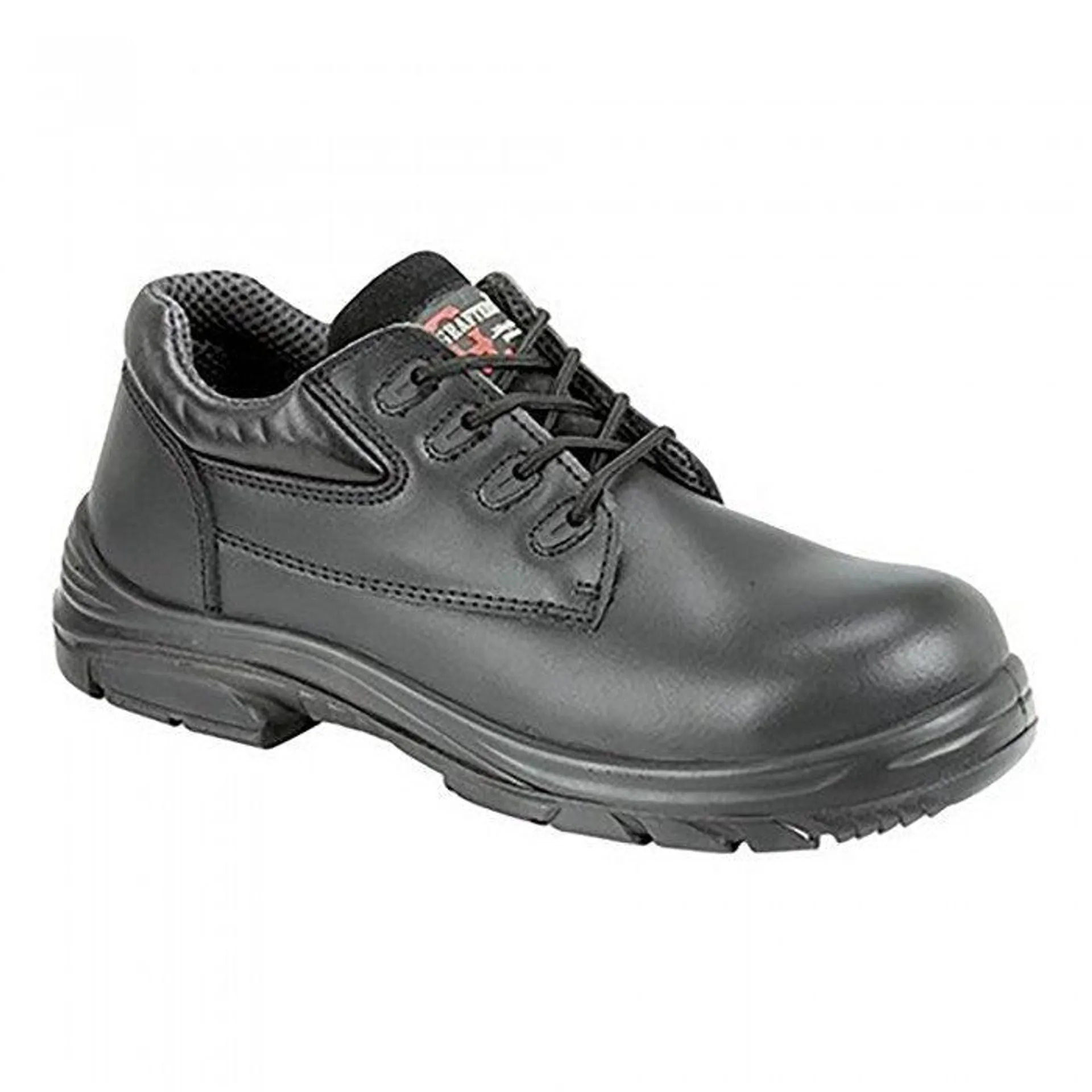 Grafter Mens Wide Fitting Lace Up Safety Shoes