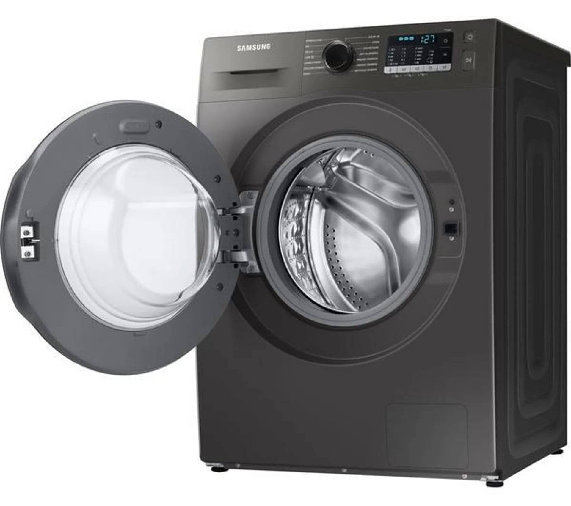 SAMSUNG Series 5 ecobubble WW80TA046AX/EU 8 kg 1400 Spin Washing Machine - Graphite