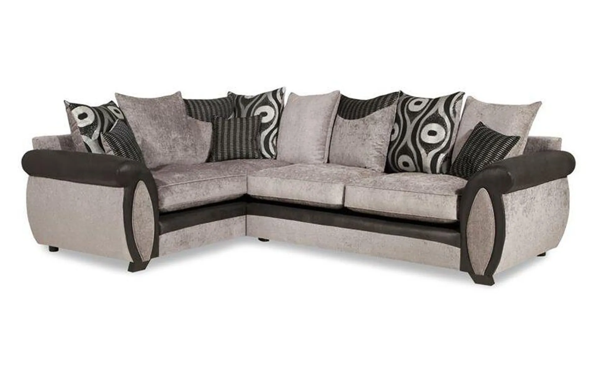 Maddie Fabric 1 Corner 2 Scatter Back Sofa