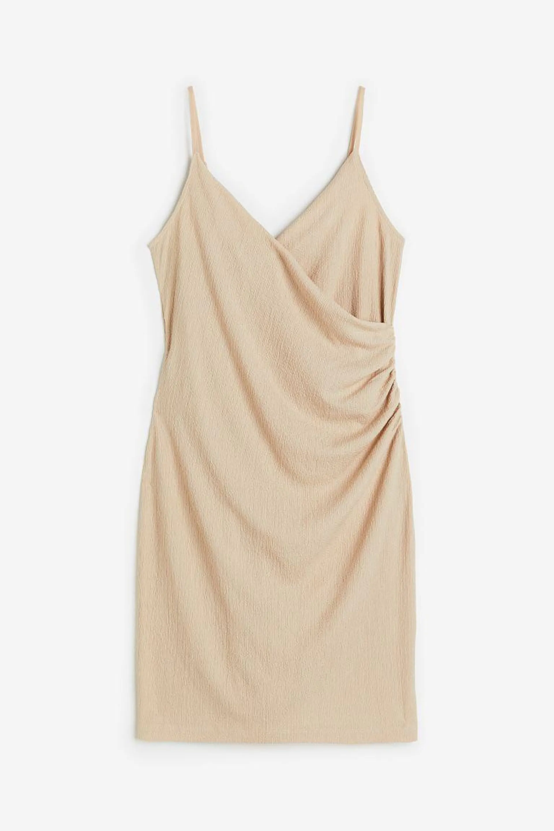 Draped jersey dress