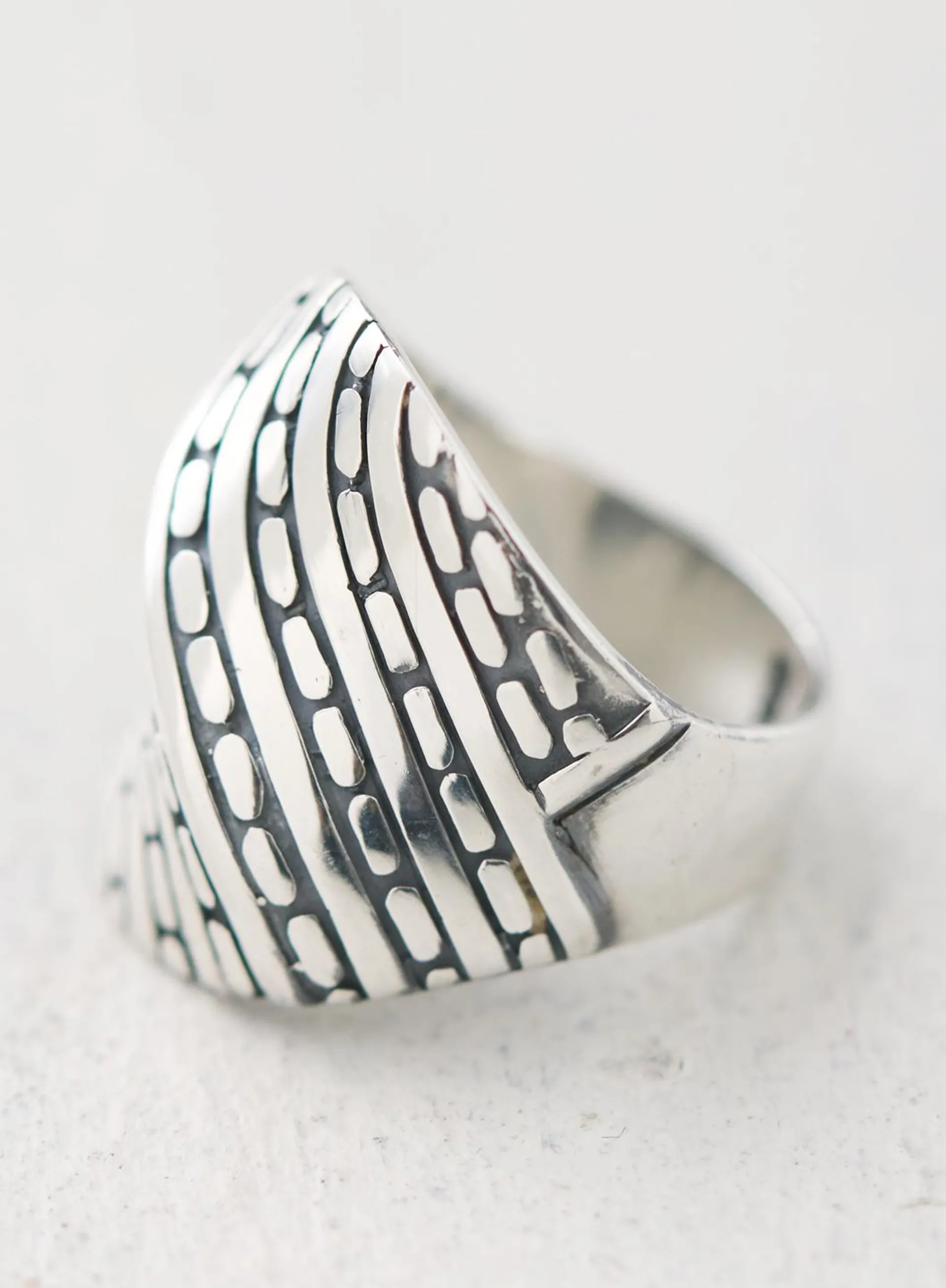 Sterling Chavin Ring