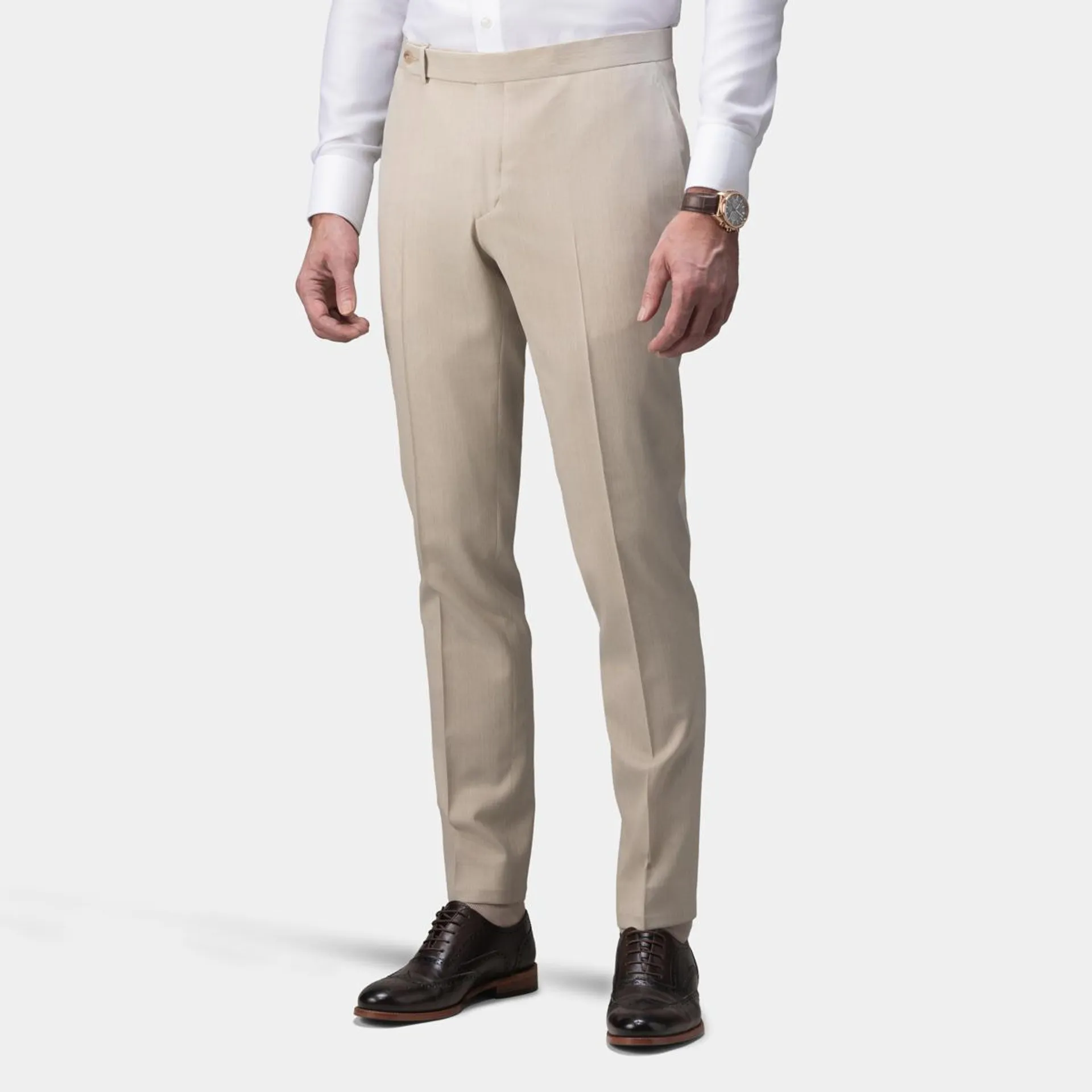 Ivory suit pants