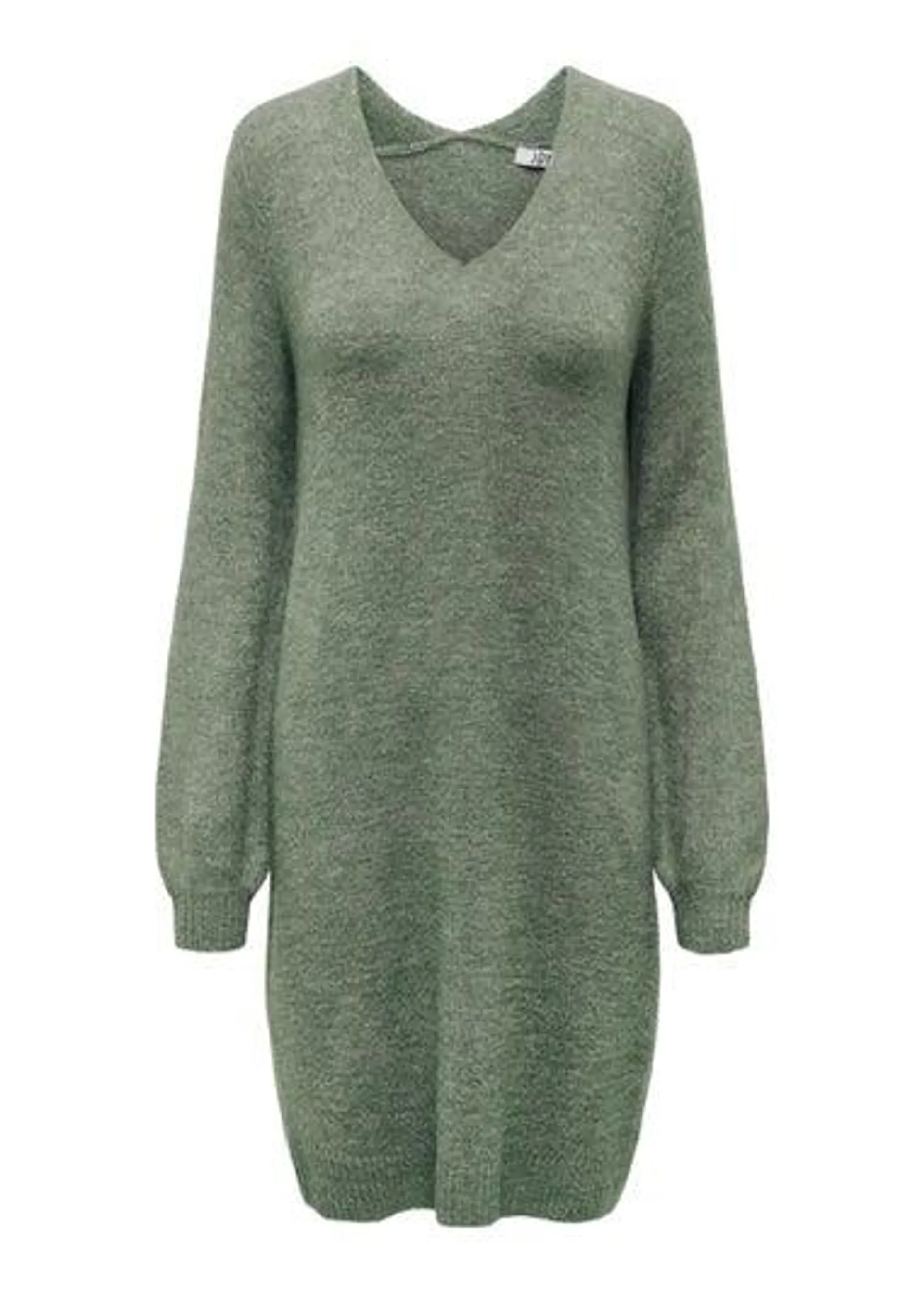 JDY Elanora Green Long Sleeve Dress - S - UK 8