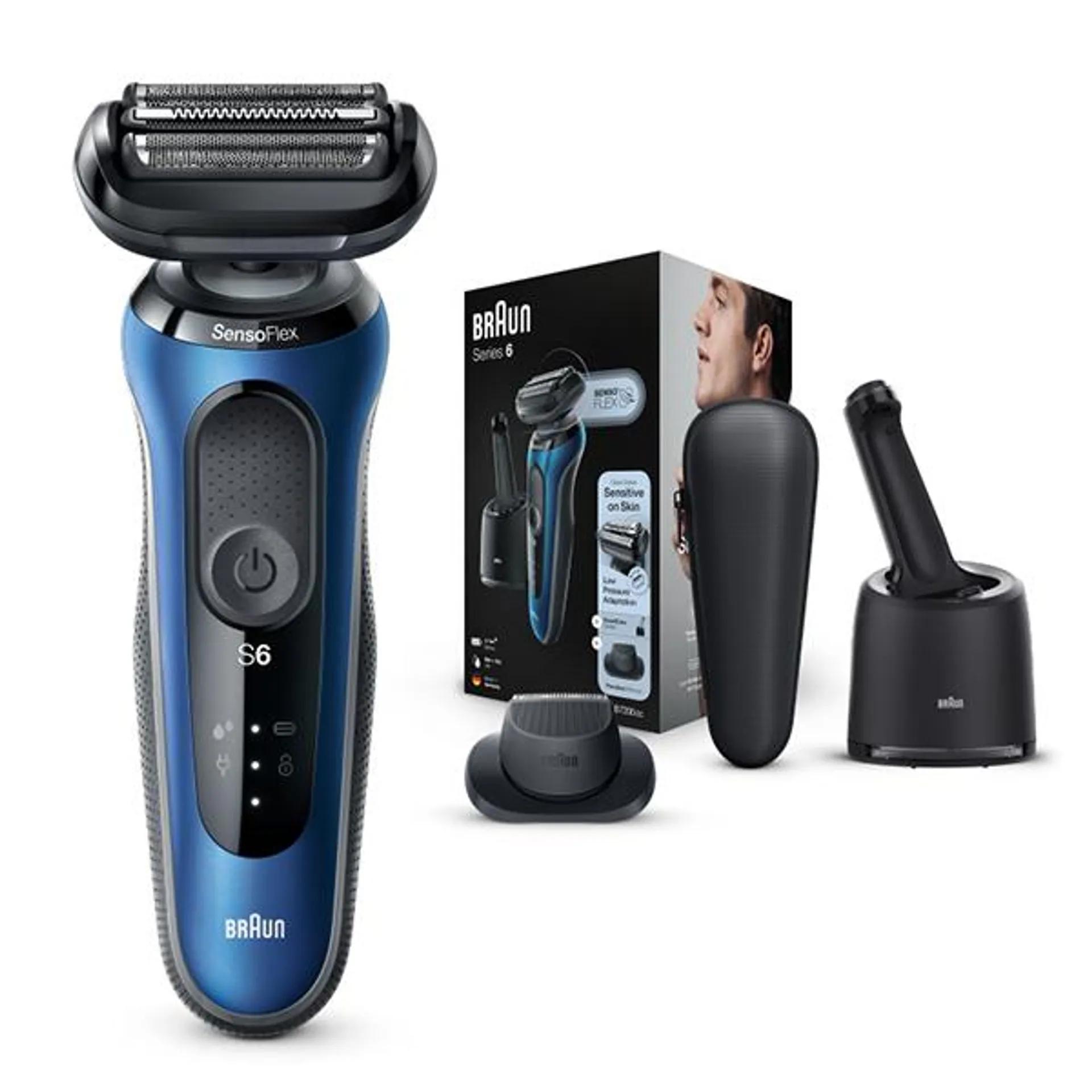 Braun Series 6 60-B7200cc Electric Shaver with Precision Trimmer