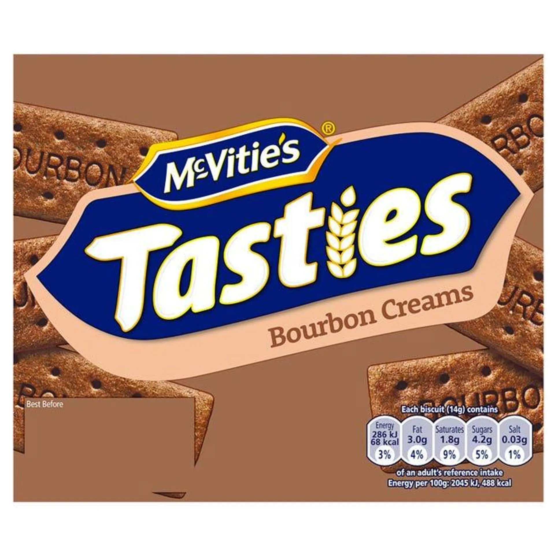 McVitie's Tasties Bourbon Creams Biscuits 300g