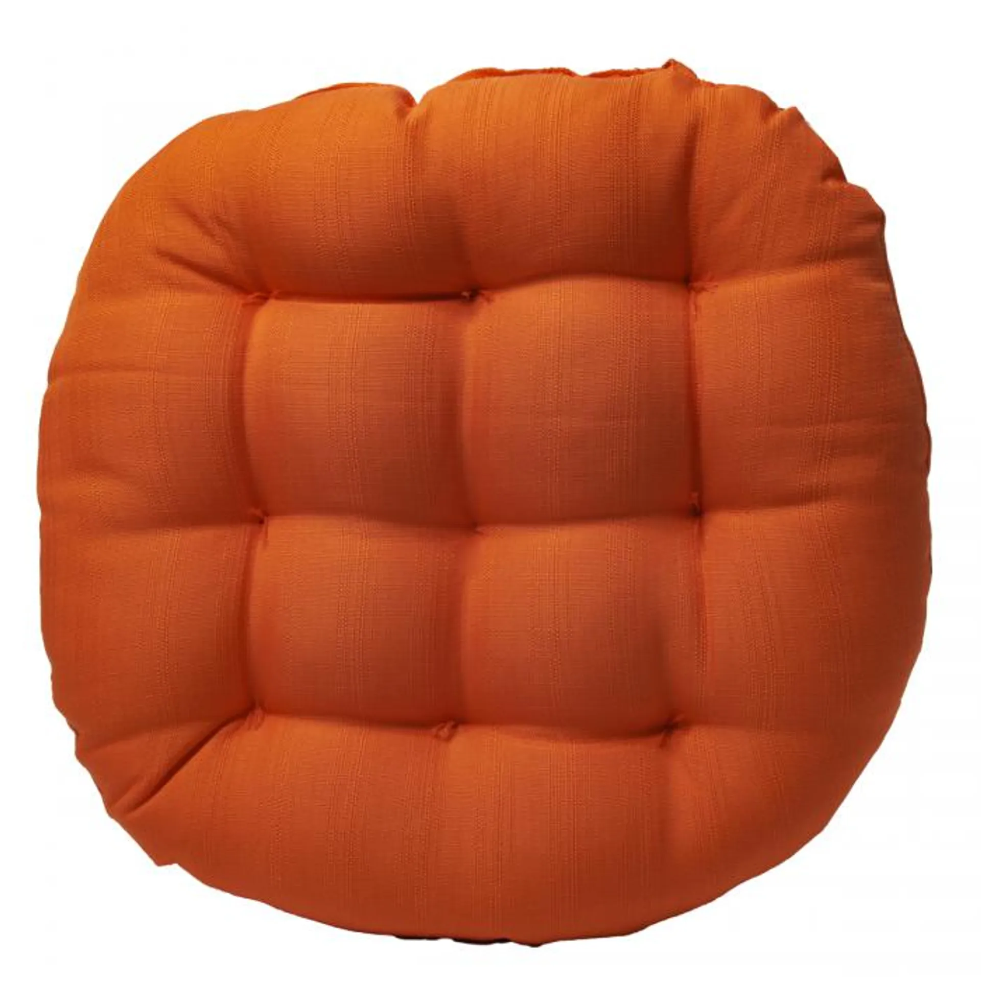 Orange Water Resistant Round Seat Pad - 40cm