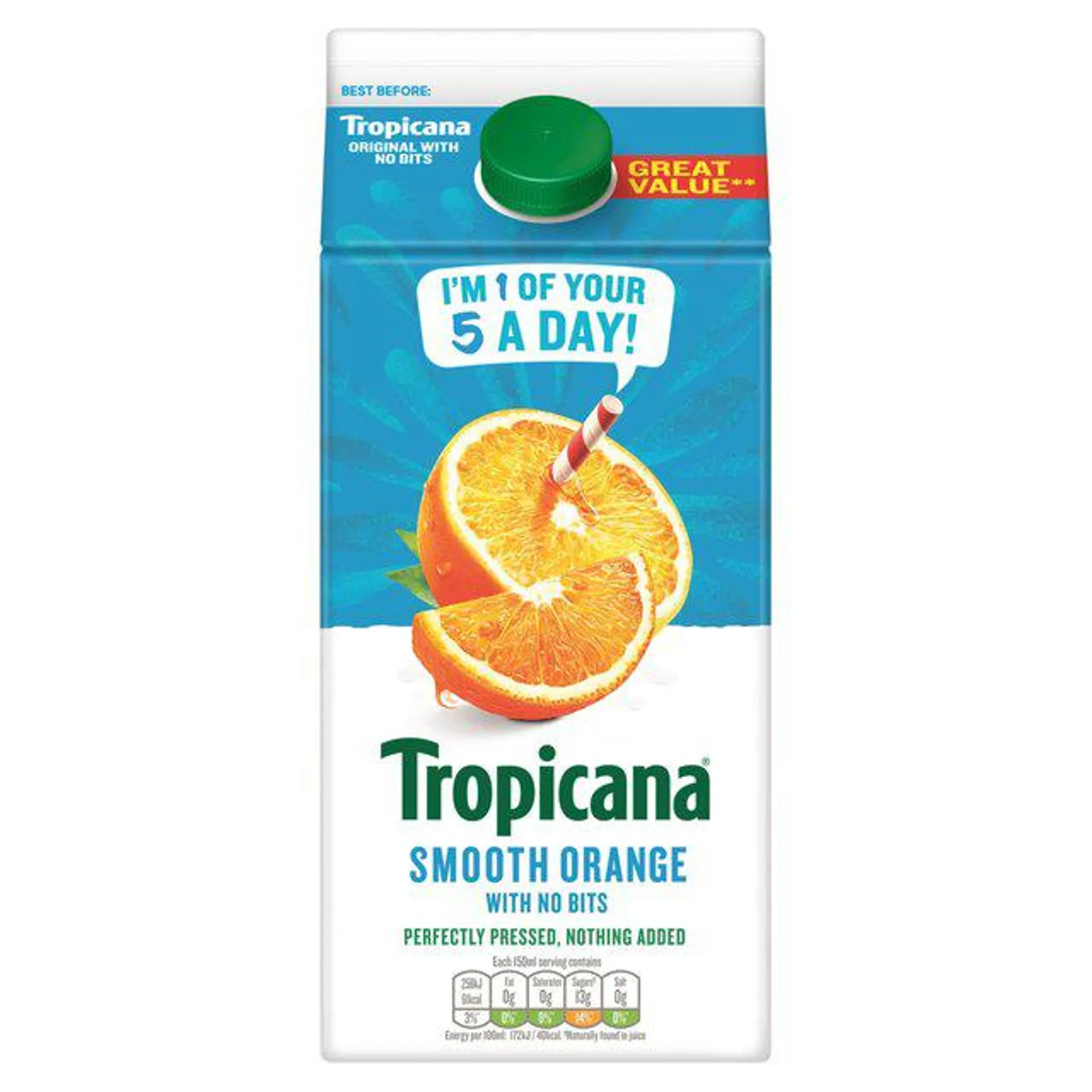 Tropicana Smooth Orange 1.5L