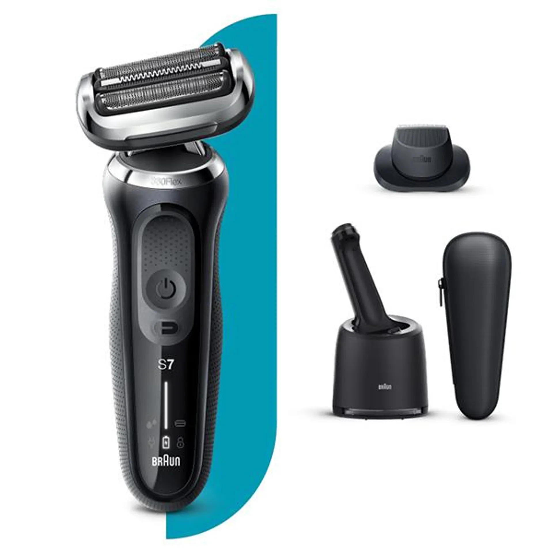 Braun Series 7 70-N7200cc Electric Shaver with Precision Trimmer and SmartCare Cleaning Centre