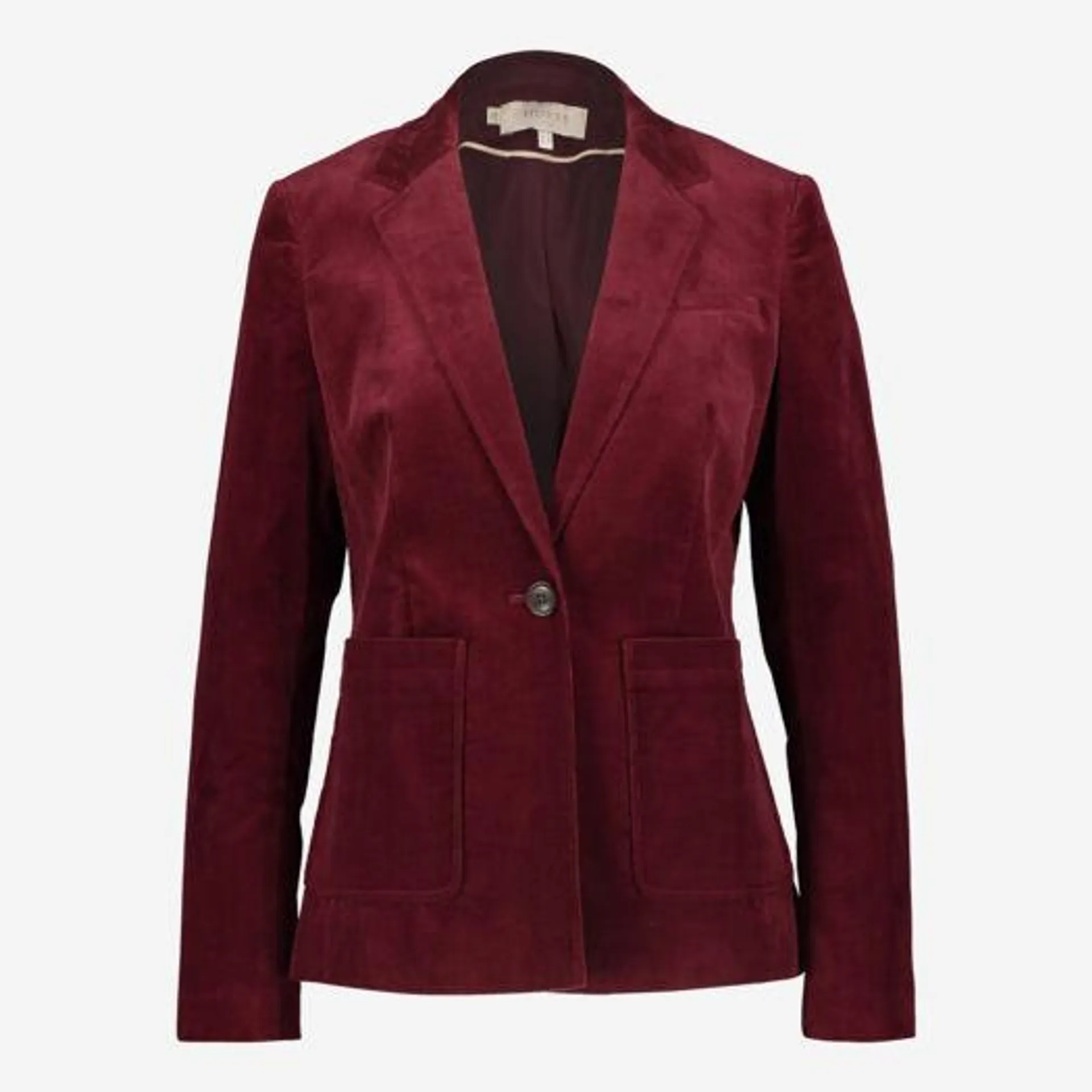 Maroon Corduroy Blazer