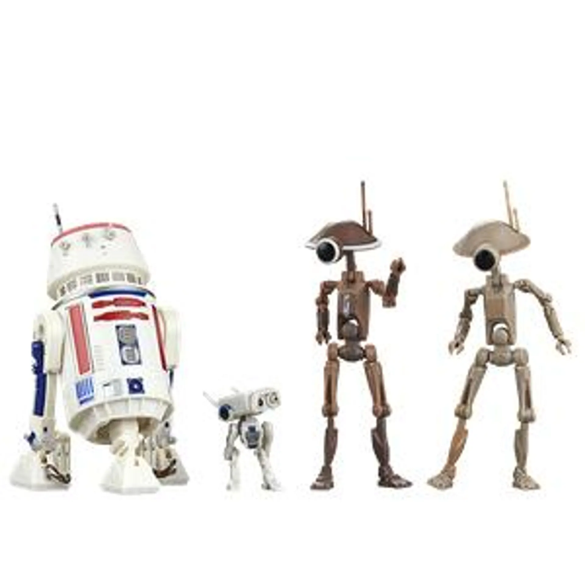 Star Wars: The Mandalorian: Black Series Action Figure 4-Pack: R5-D4, BD-72 & Pit Droids