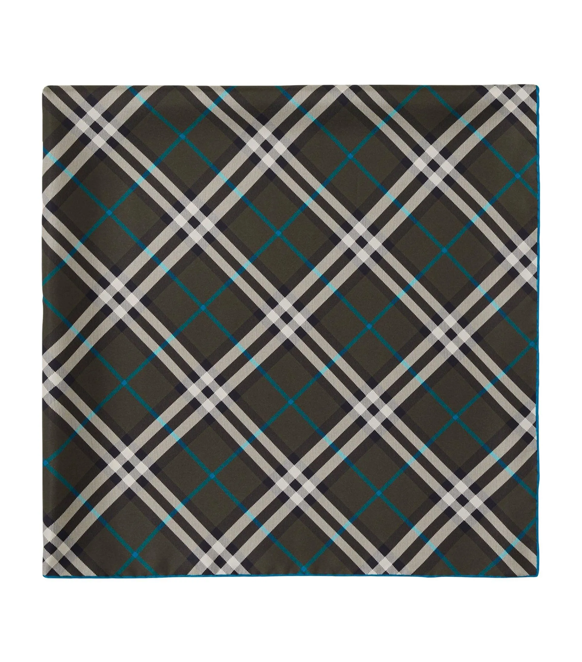 Silk Check Scarf