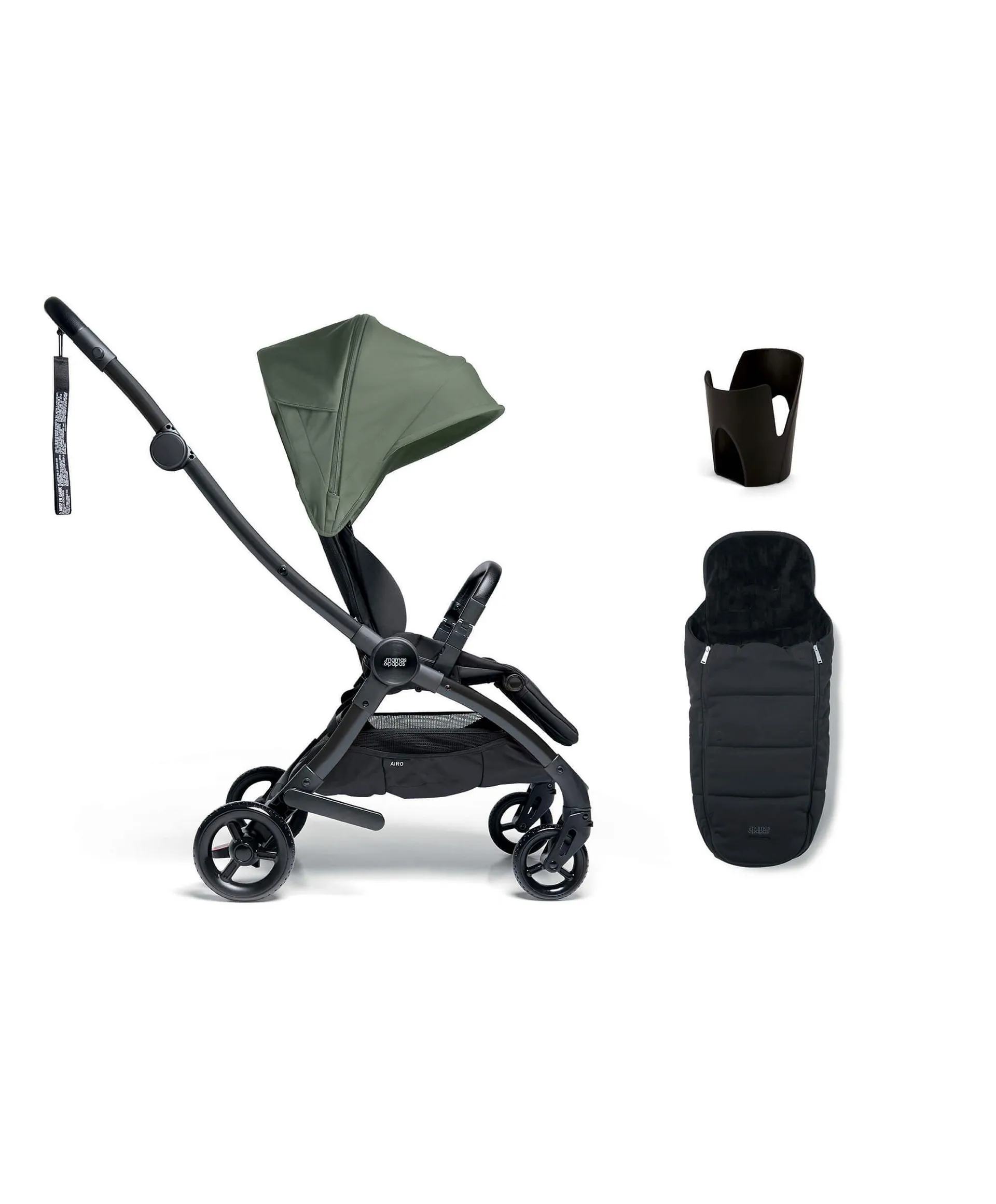 Airo Pushchair Starter Bundle (3 Pieces) - Sage Green