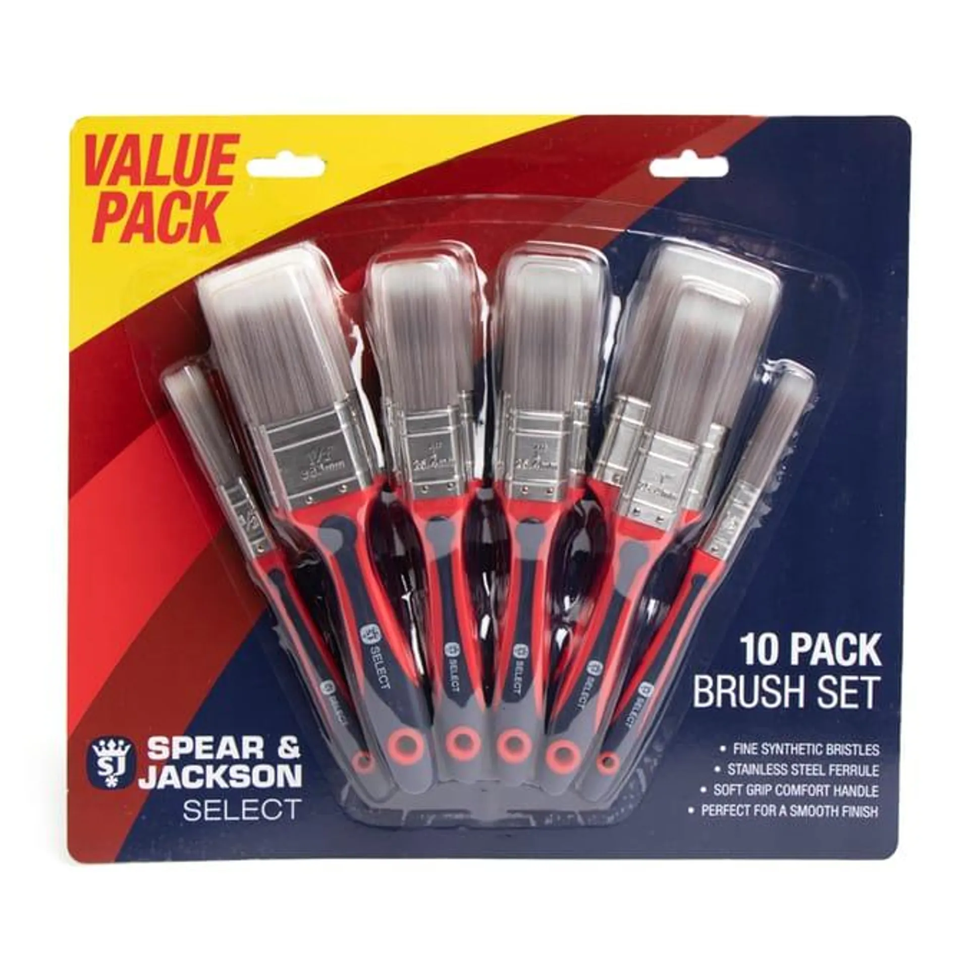 Spear & Jackson Select Brush Set 10 Pack