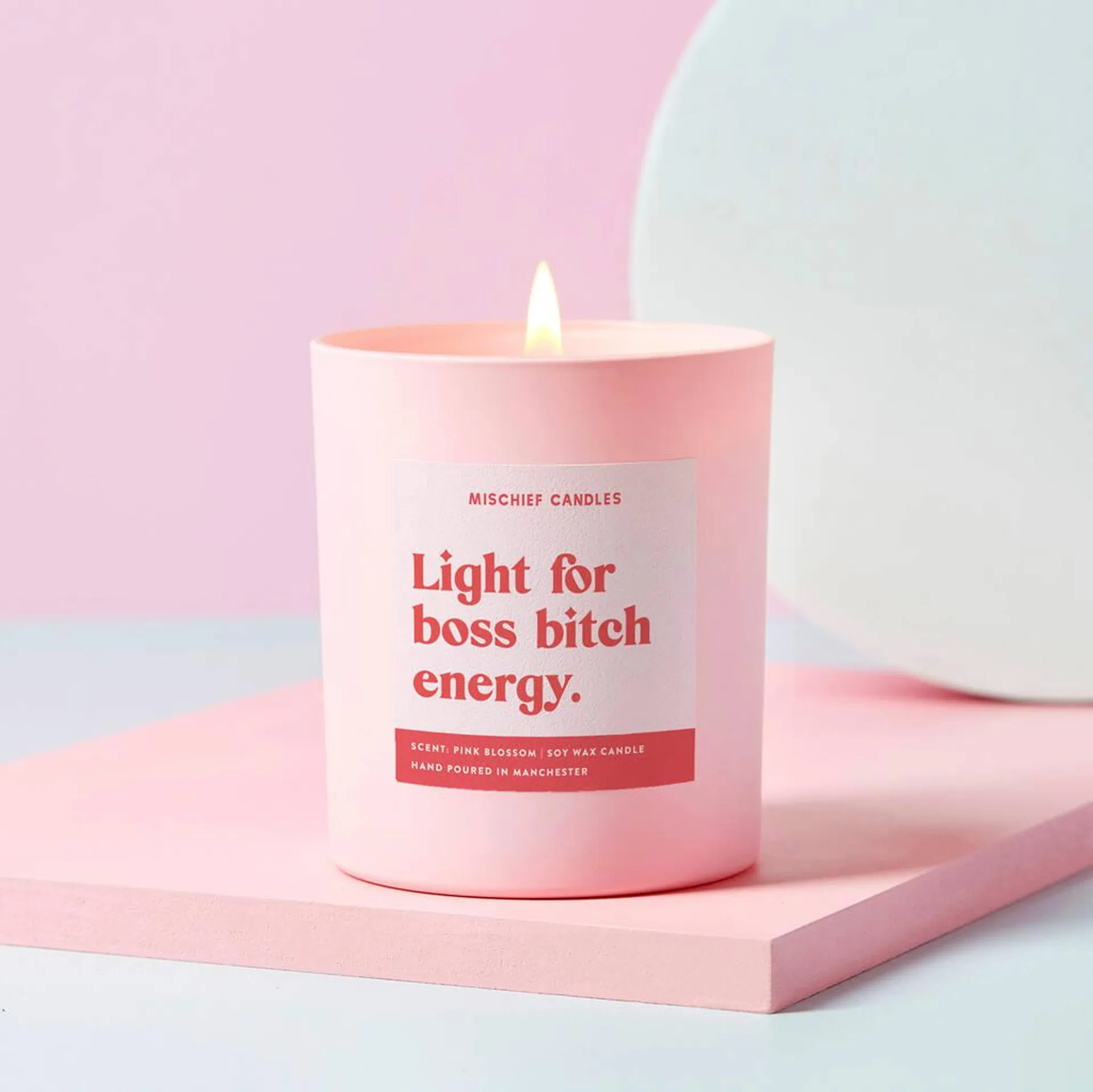 New Job Gift Ceo Candle Light For Boss Bitch Energy