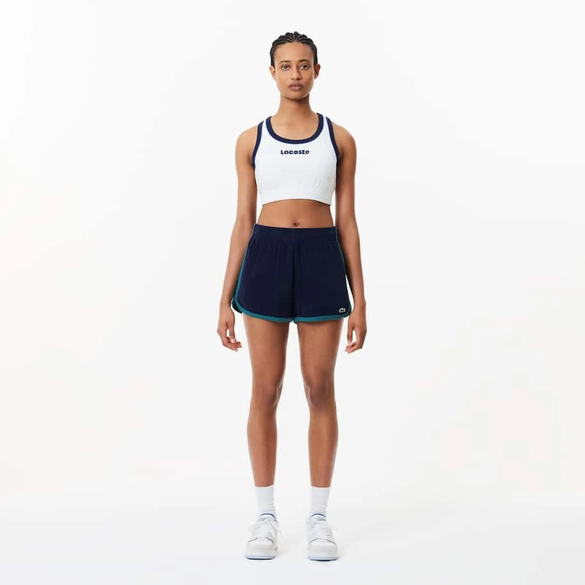 Contrast Trim Short Terry Shorts