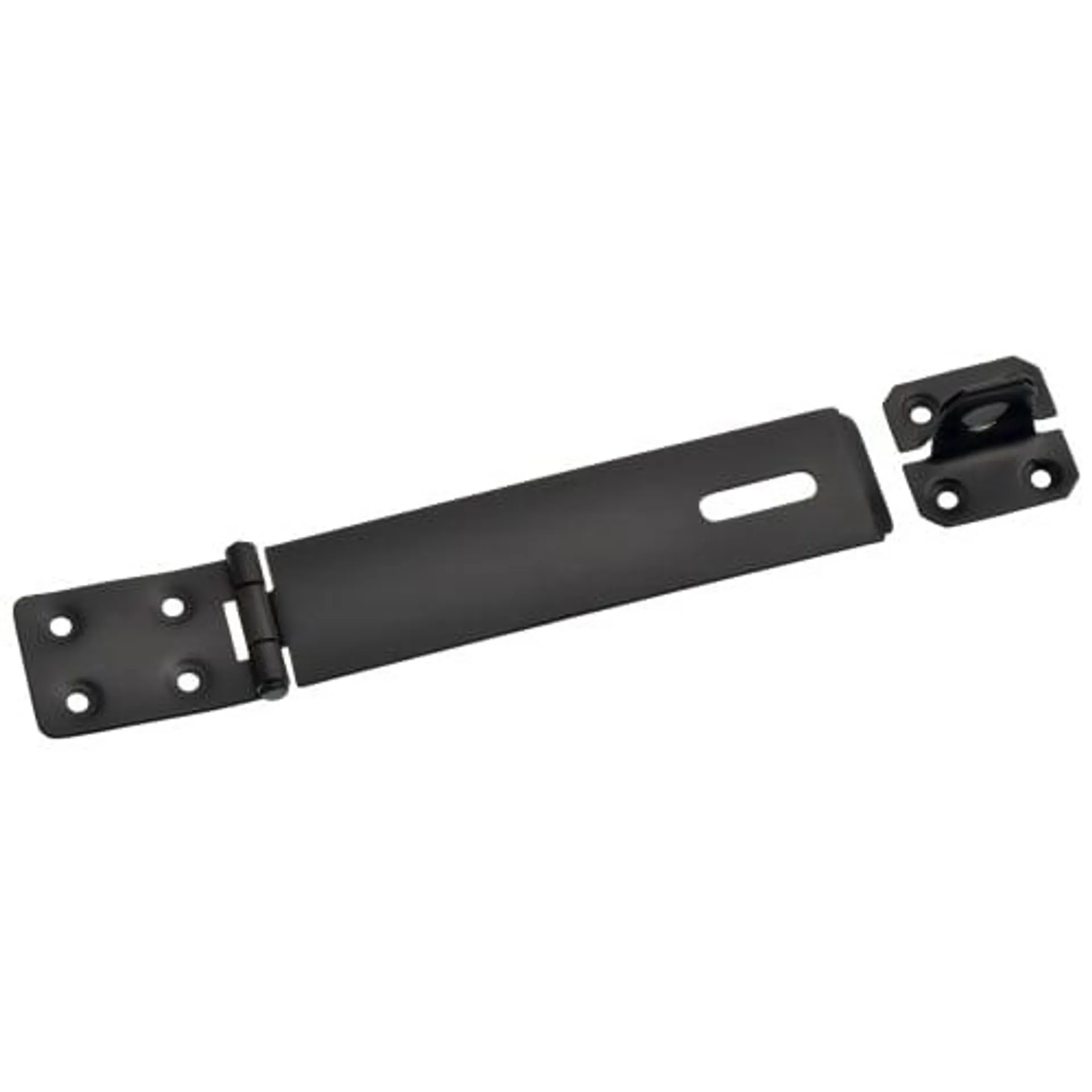 Wickes Safety Door Hasp and Staple - Black 152mm