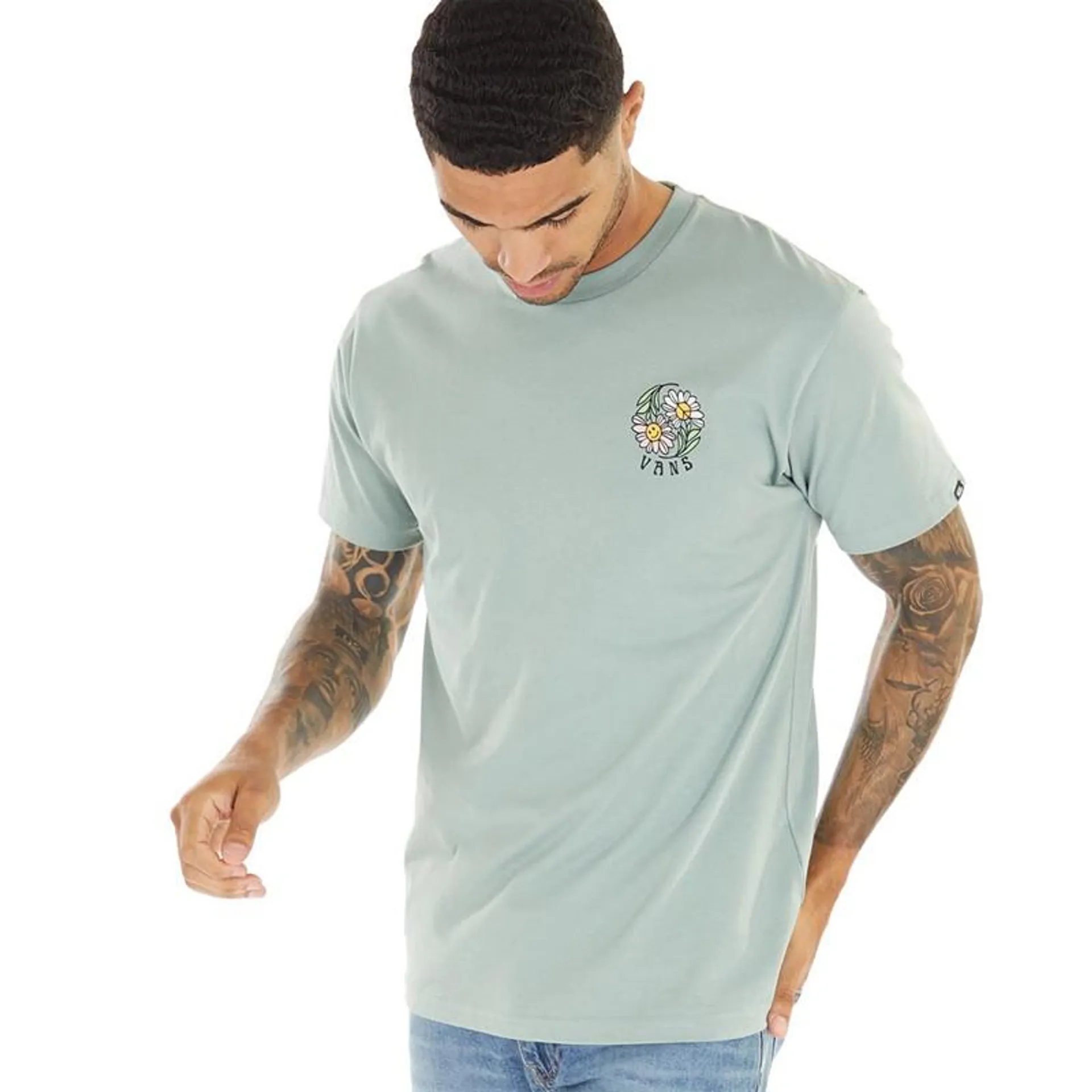 Vans Mens Elevated Minds T-Shirt Chinois Green