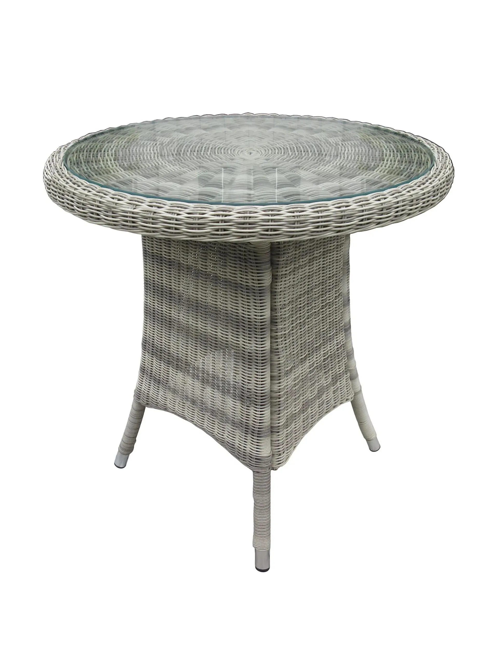 Dante Glass Top Garden Bistro Table