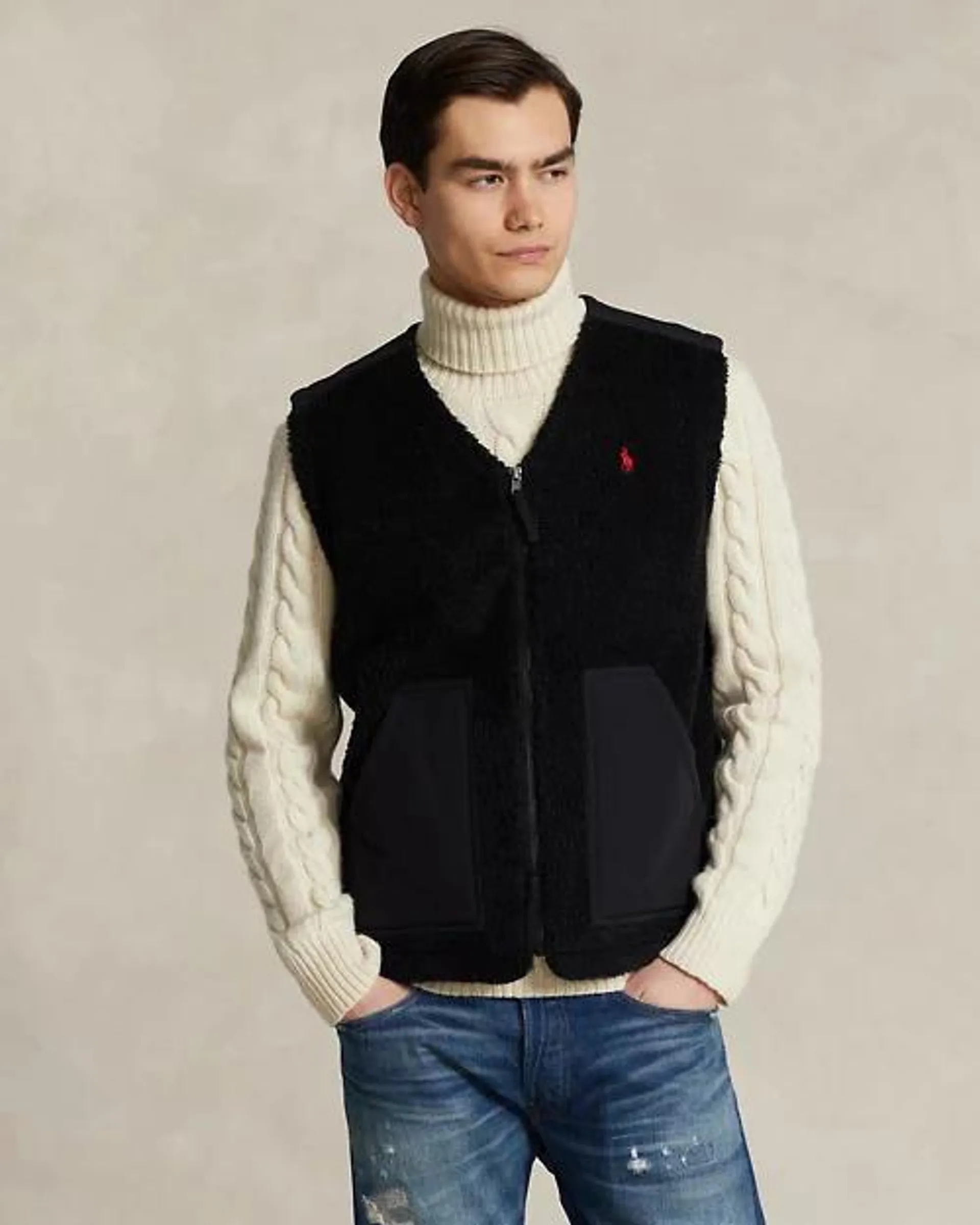 Wind-Blocking Hybrid Gilet