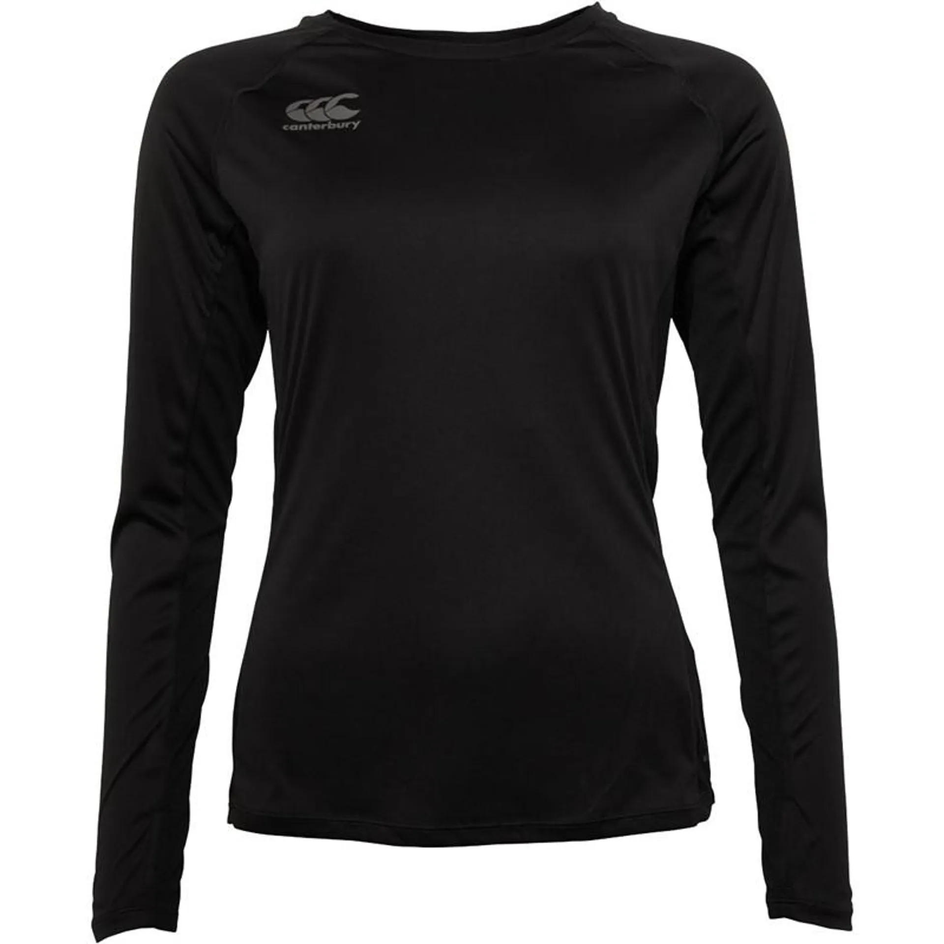 Canterbury Womens Vapodri Superlight Training Long Sleeve Top Black/​Grey