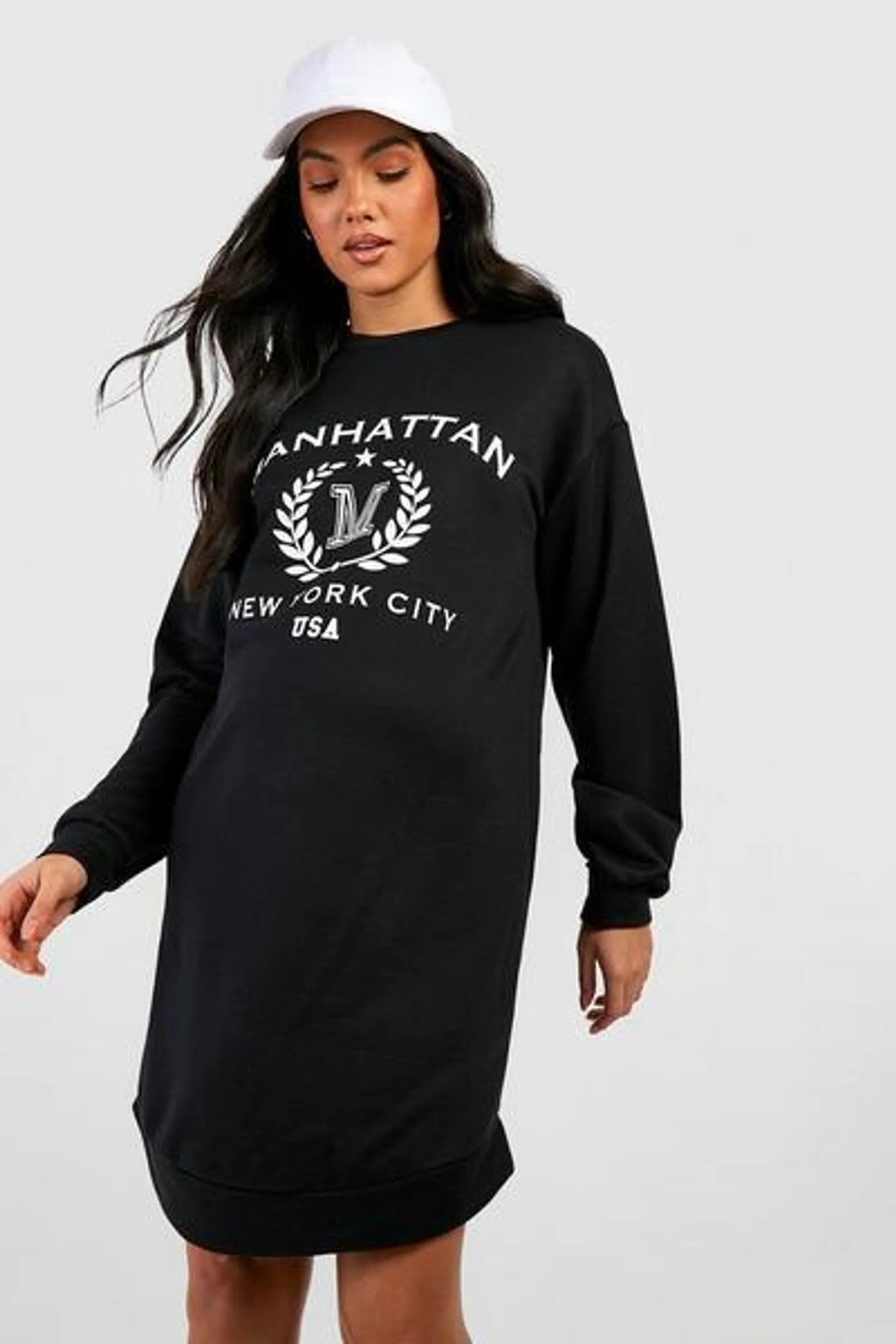 Maternity Manhattan Printed Sweat Dress
