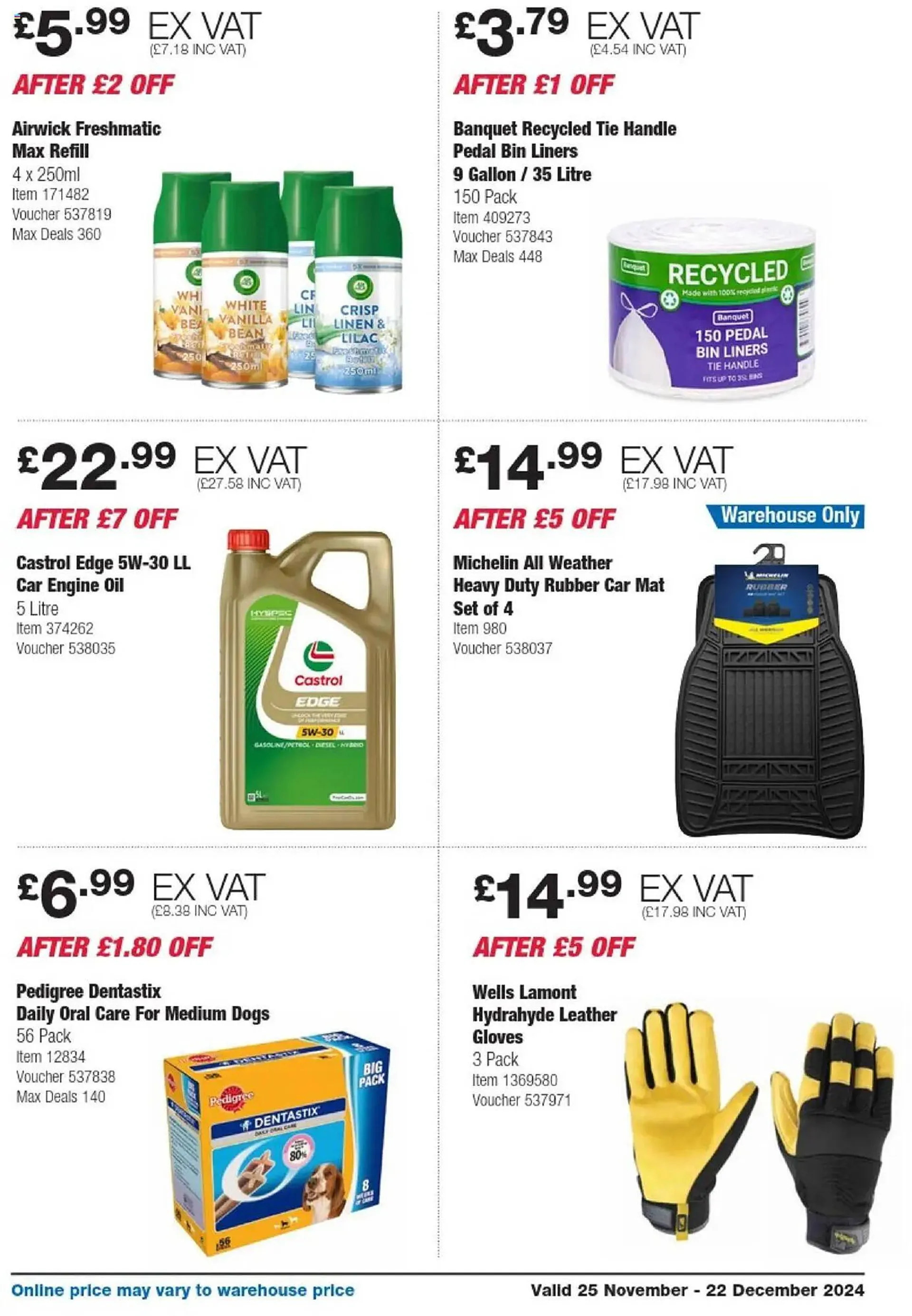 Costco leaflet from 25 November to 22 December 2024 - Catalogue Page 31