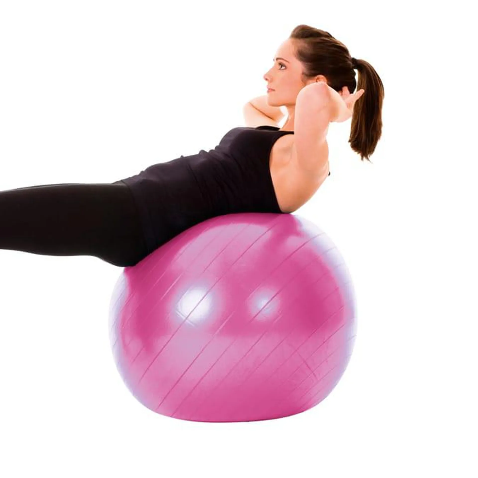 X-Tone 65cm Yoga Exercise Ball with Pump