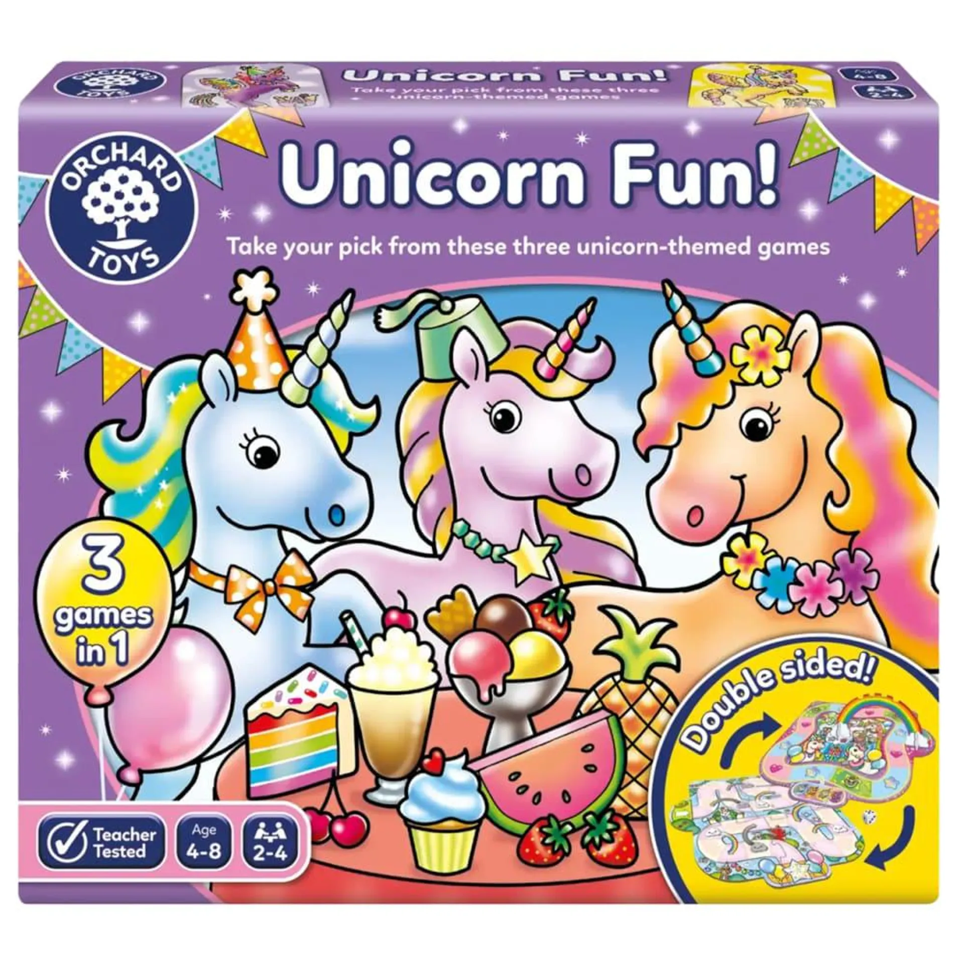 Unicorn Fun 3 in 1 Games