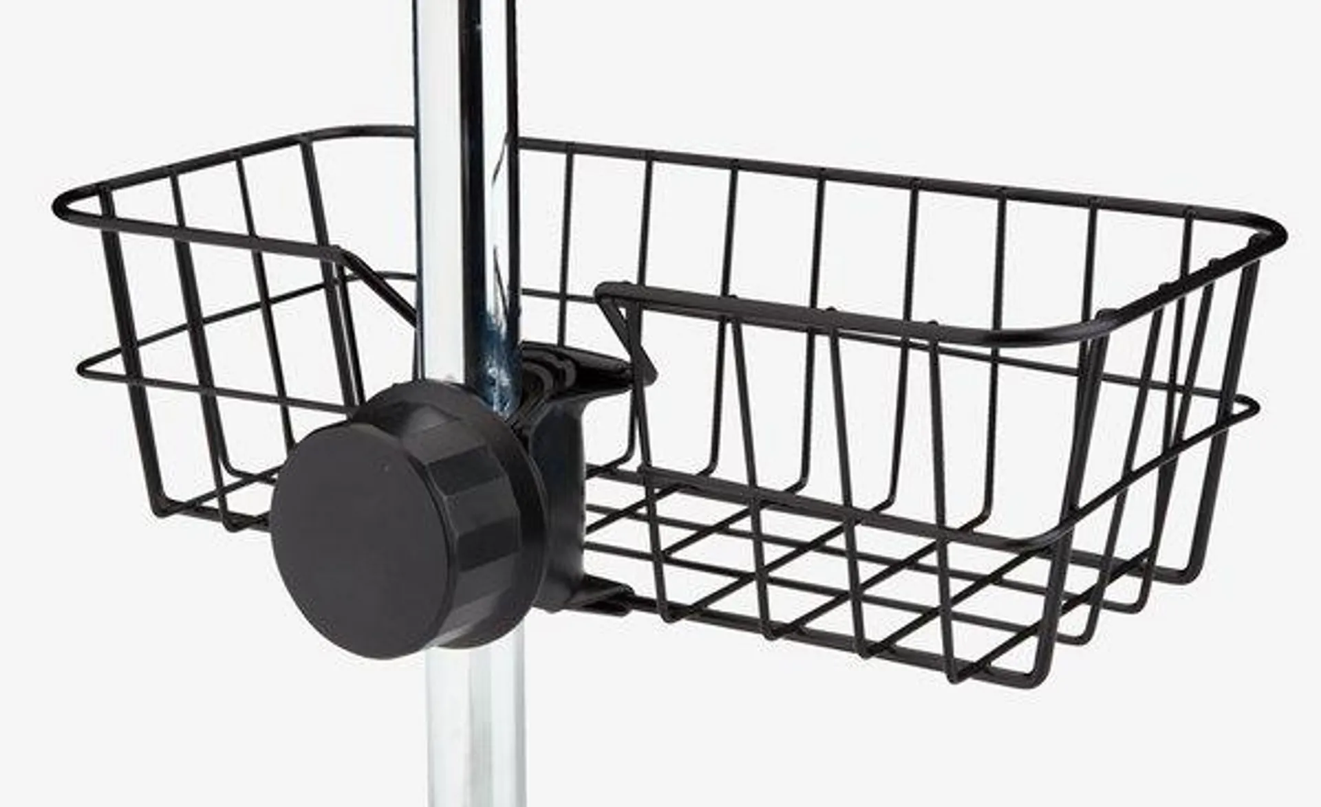 Shower basket NACKA black