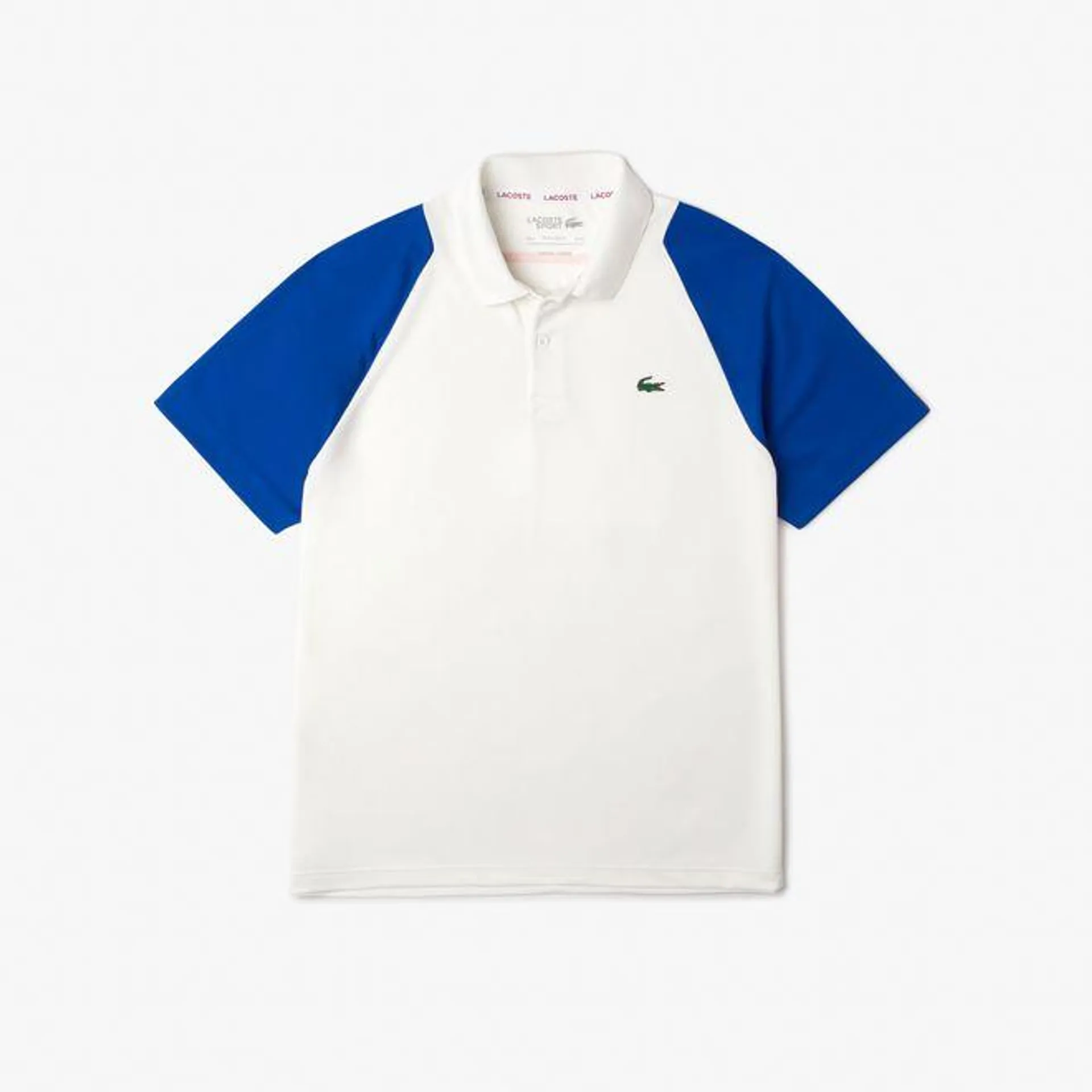 Lacoste Tennis Recycled Polyester Polo Shirt in Multi colour