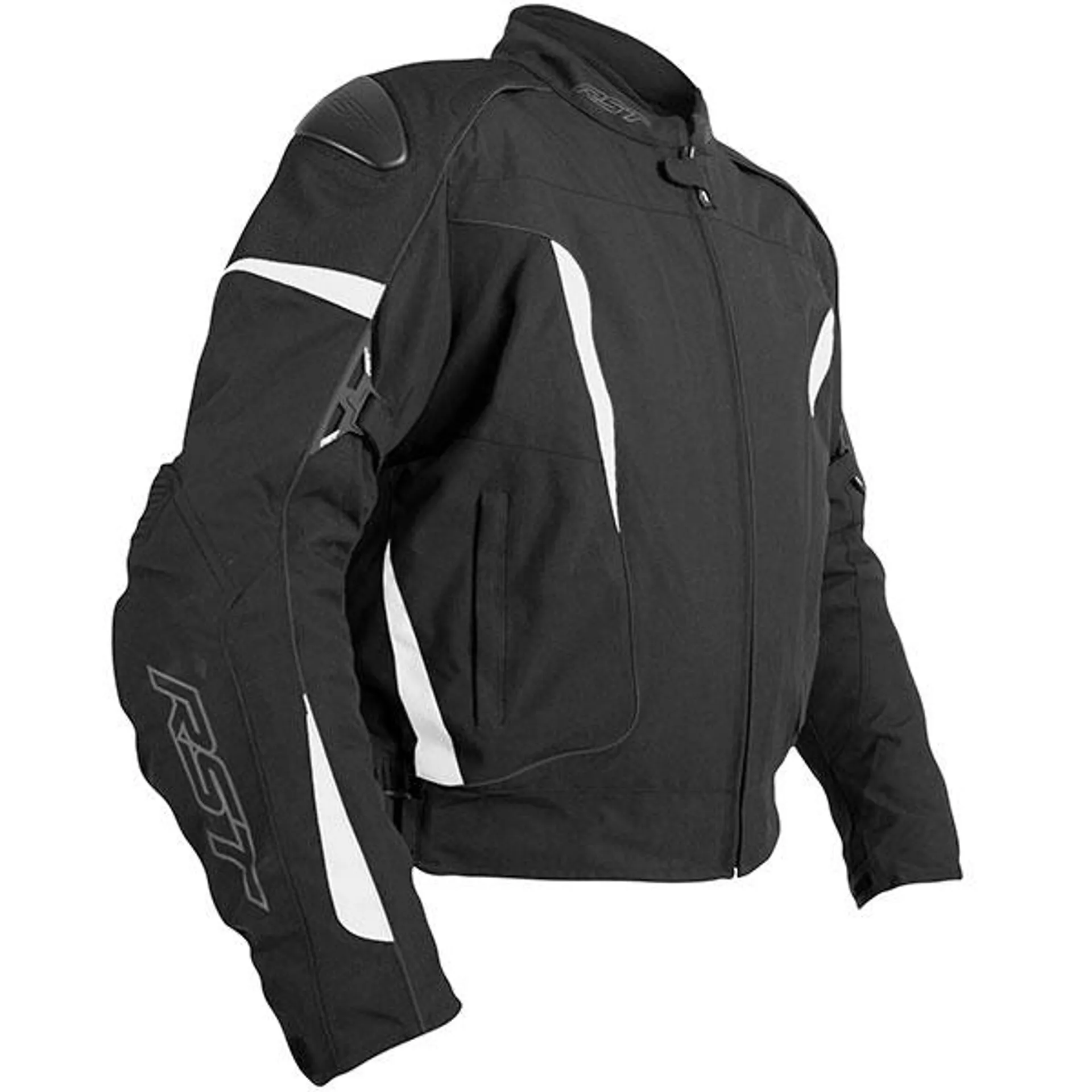 RST GT CE Textile Jacket - Black / White