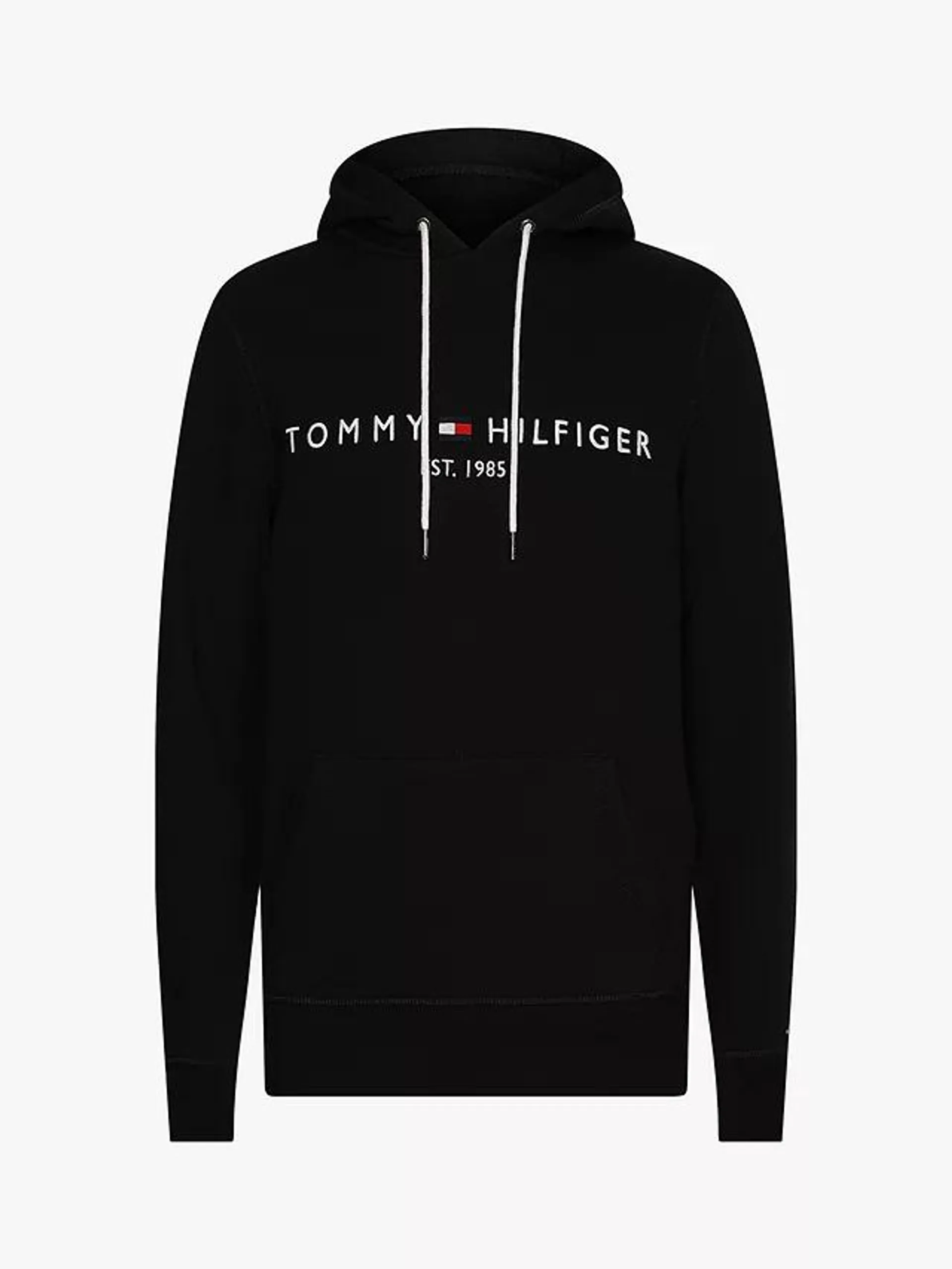 Tommy Hilfiger Logo Hoodie, Jet Black