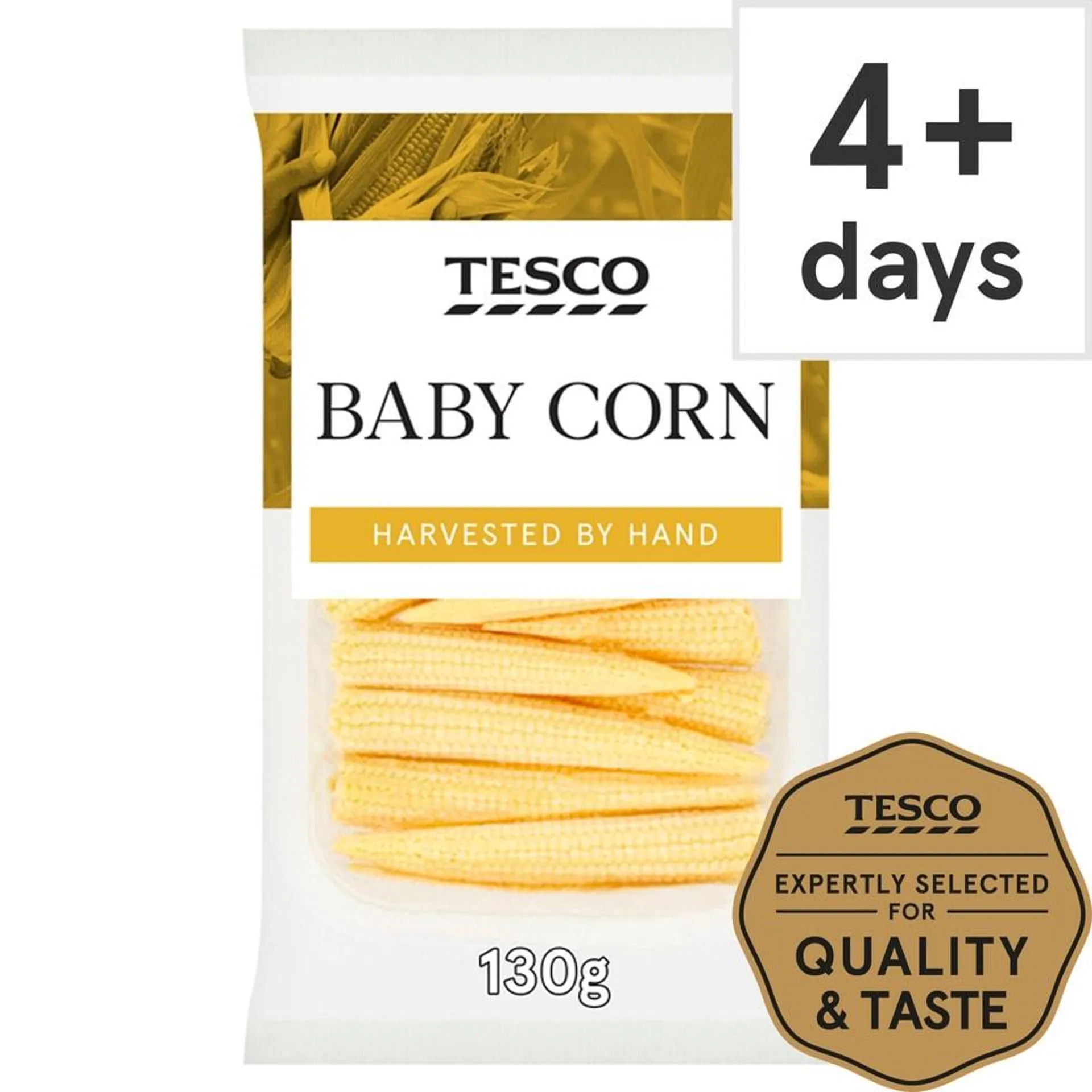 Tesco Baby Corn 130G