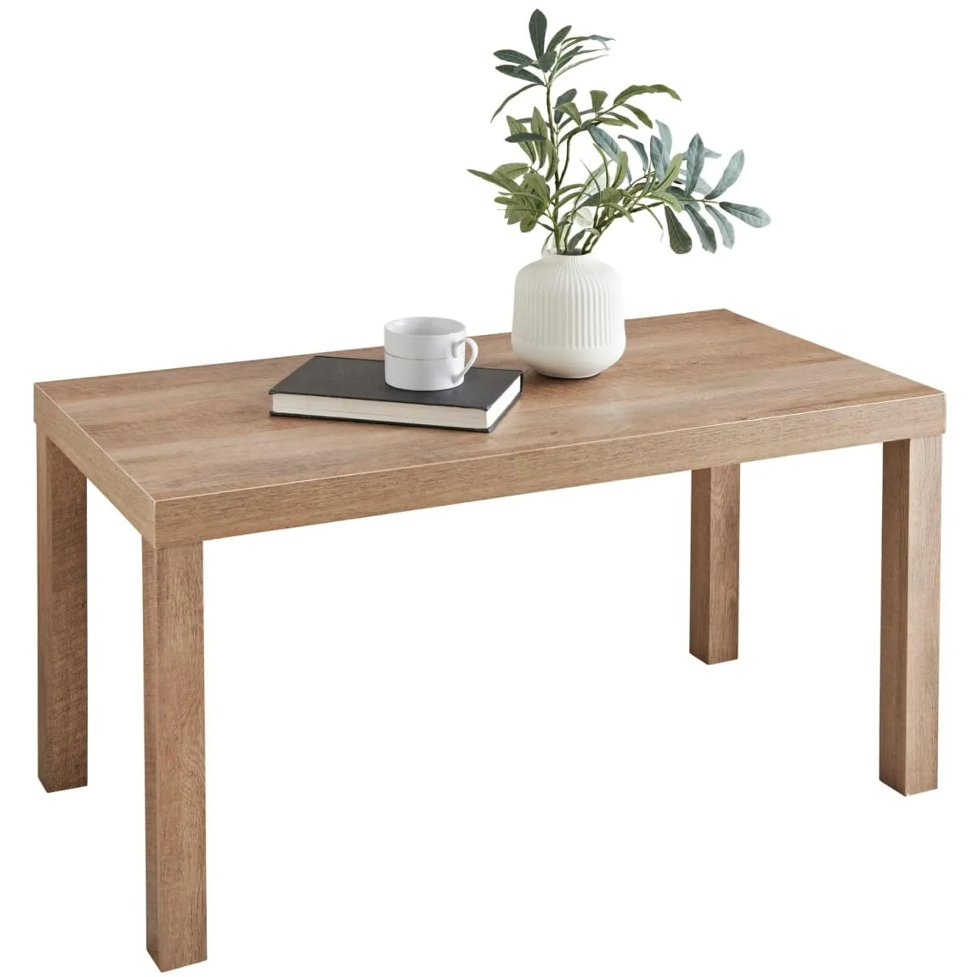 Home Essentials Oak Finish Coffee Table