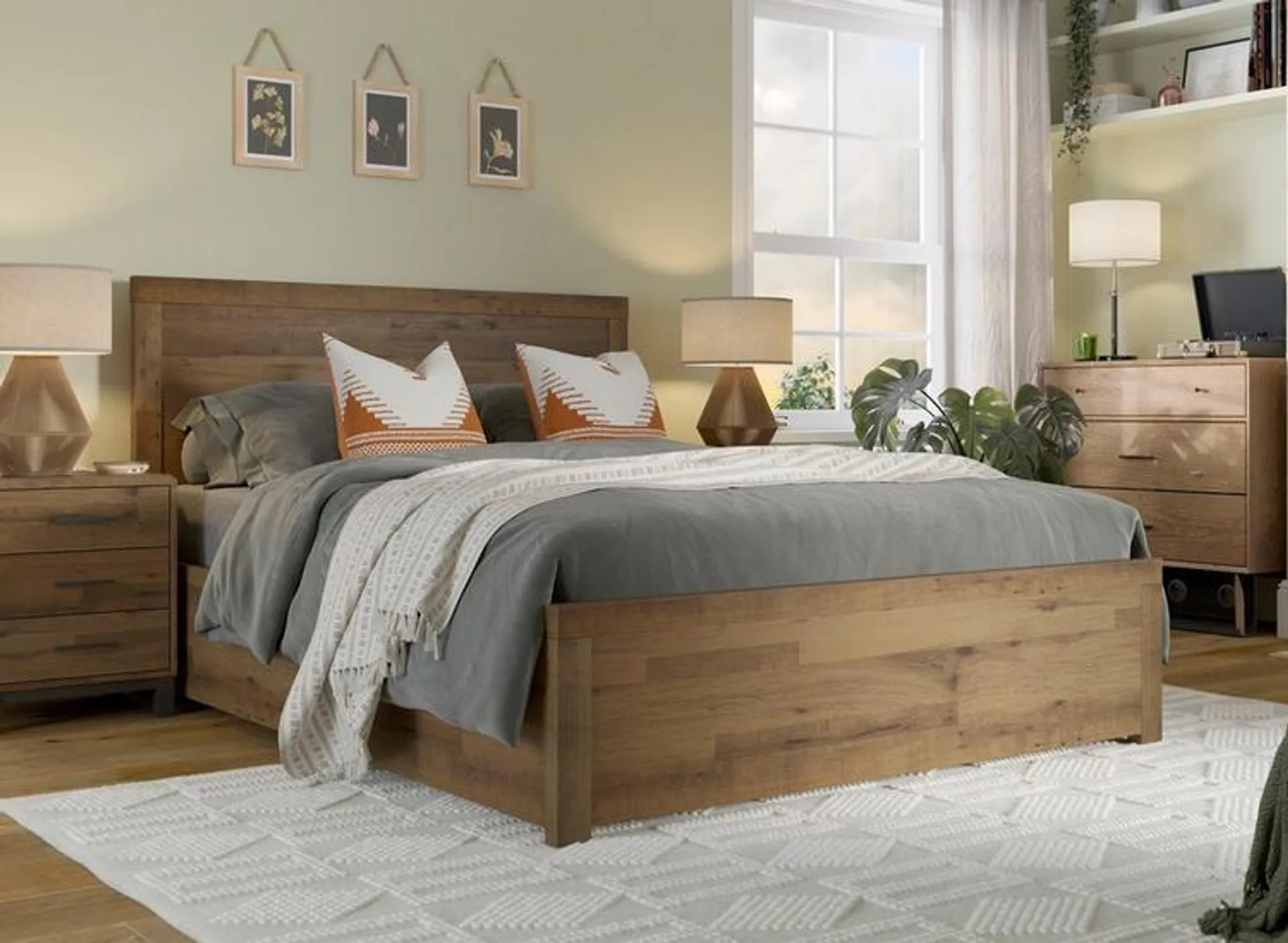 Tribeca Wooden Ottoman Bed Frame