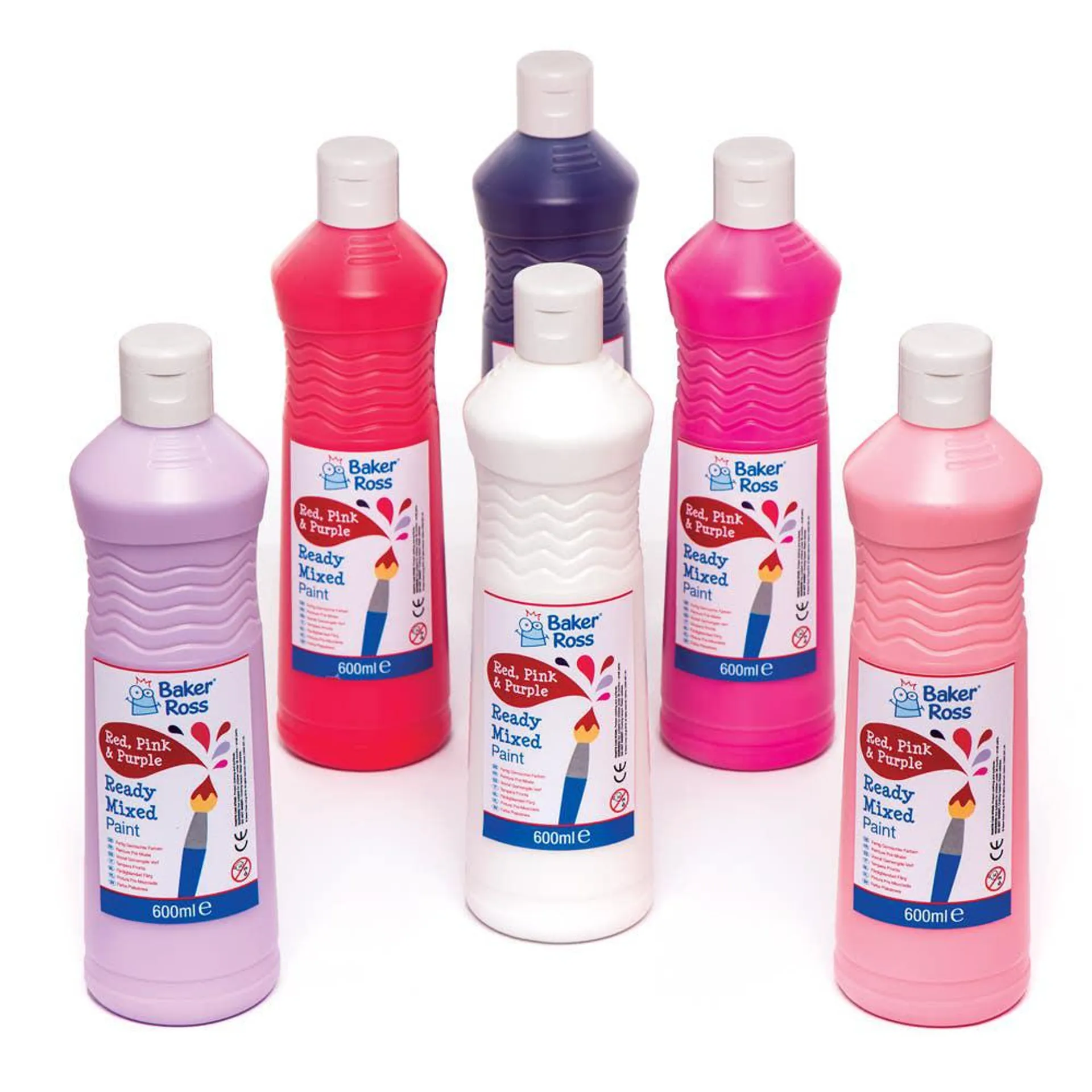 Red, Pinks & Purple Ready Mix Paint