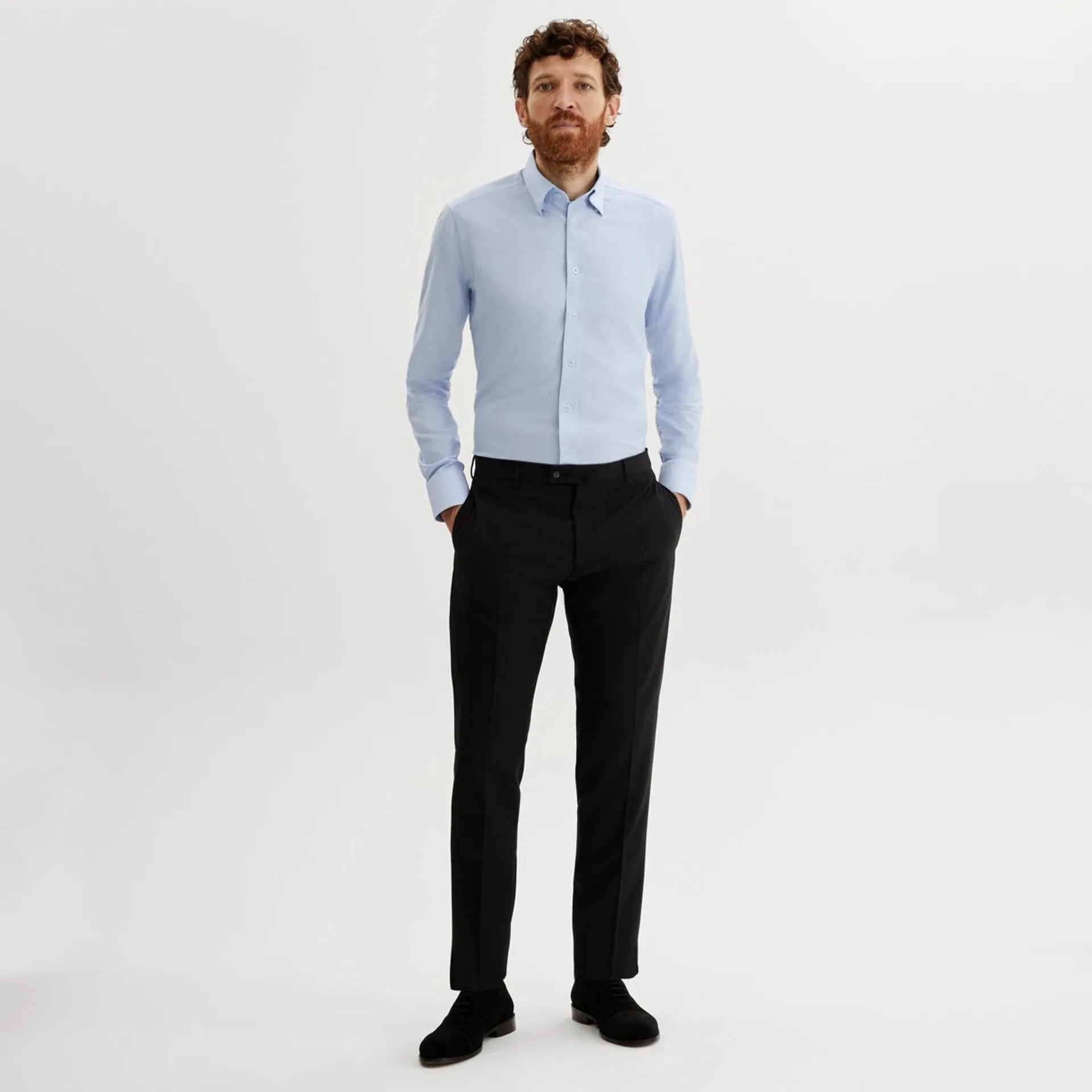 Light blue business shirt