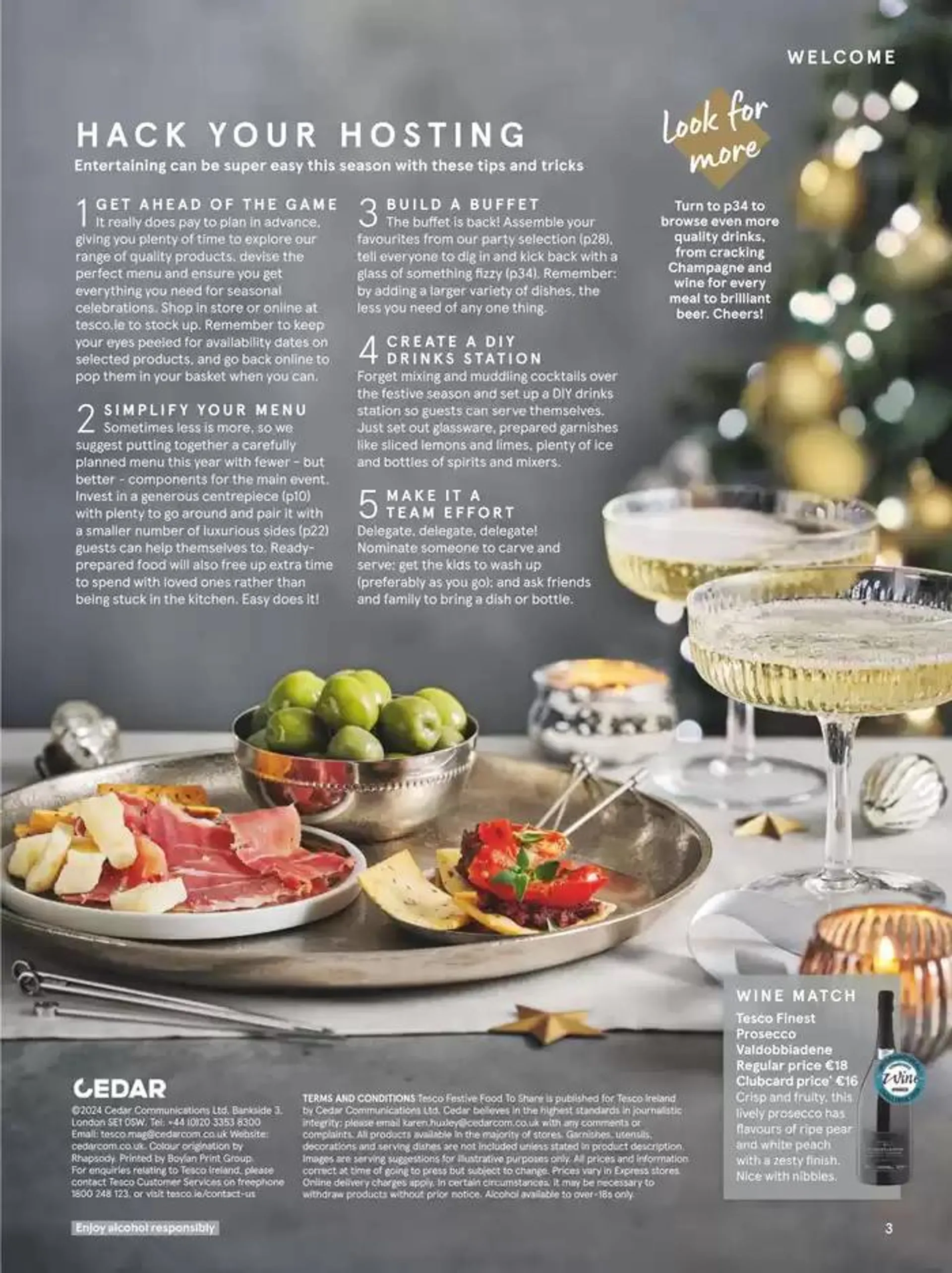 Tesco Festive Food To Share ROI 2024 from 29 November to 31 December 2024 - Catalogue Page 3