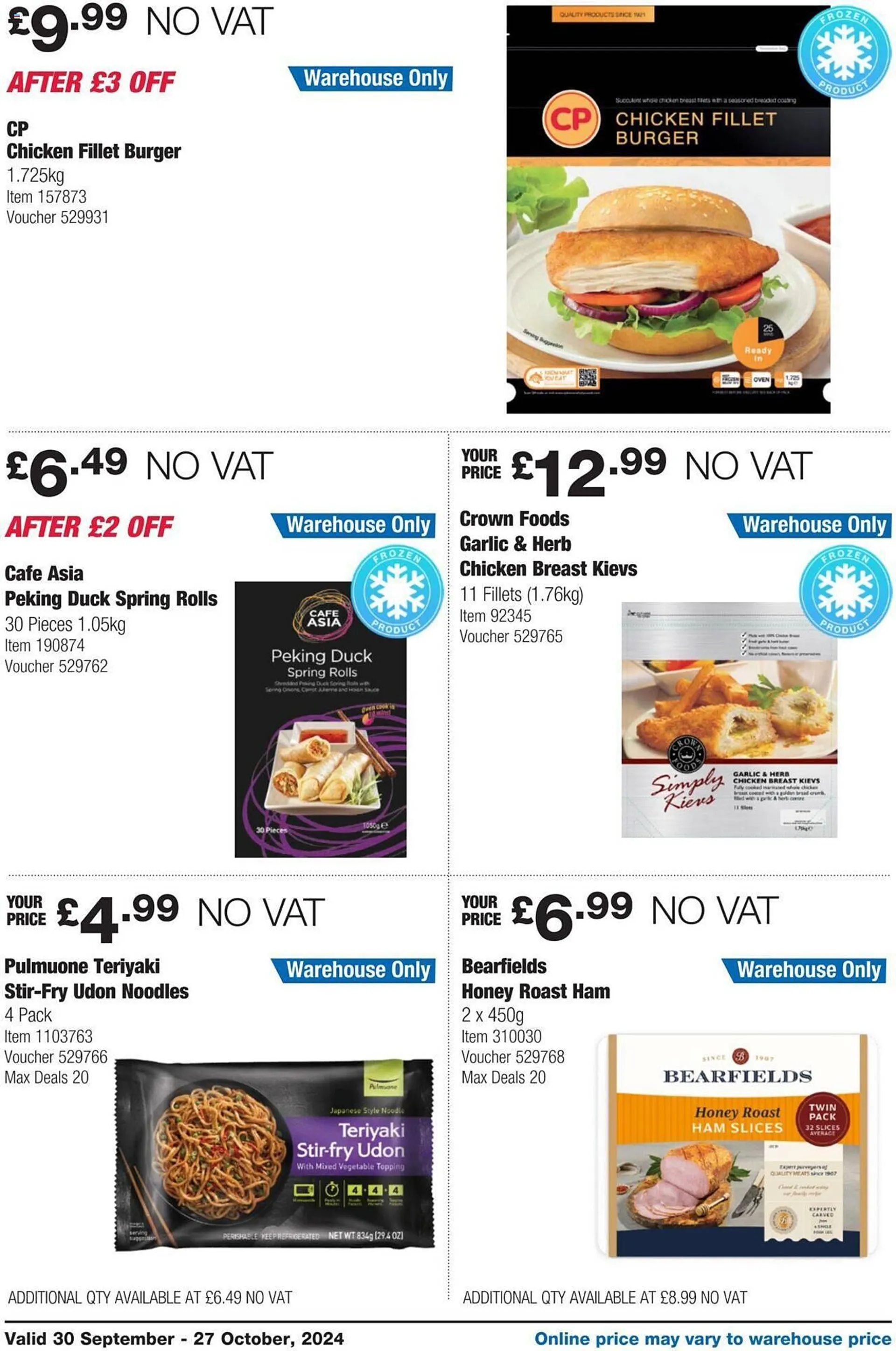 Costco leaflet from 30 September to 27 October 2024 - Catalogue Page 10