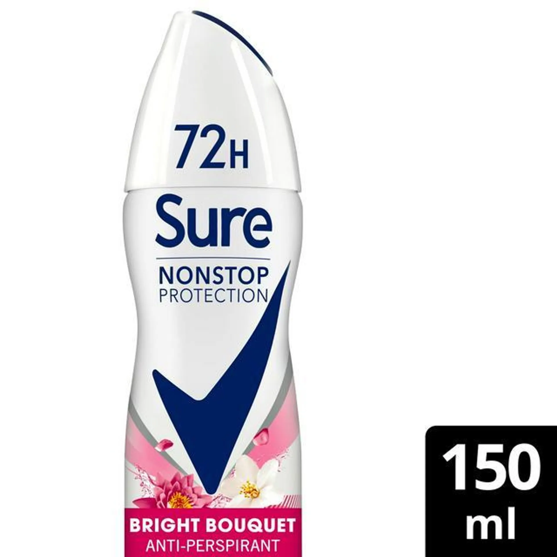 Sure 72hr Bright Bouquet Nonstop Protection Anti-Perspirant Deodorant Aerosol 150ml