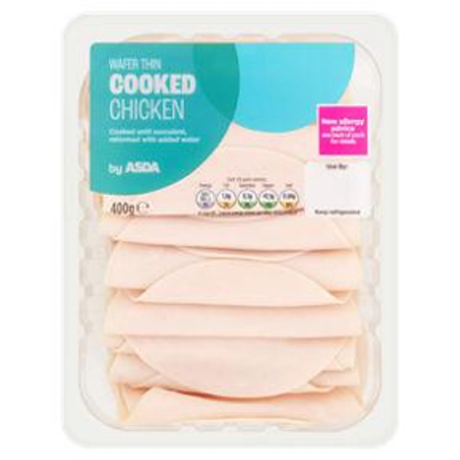ASDA Wafer Thin Cooked Chicken Approx 40 Slices