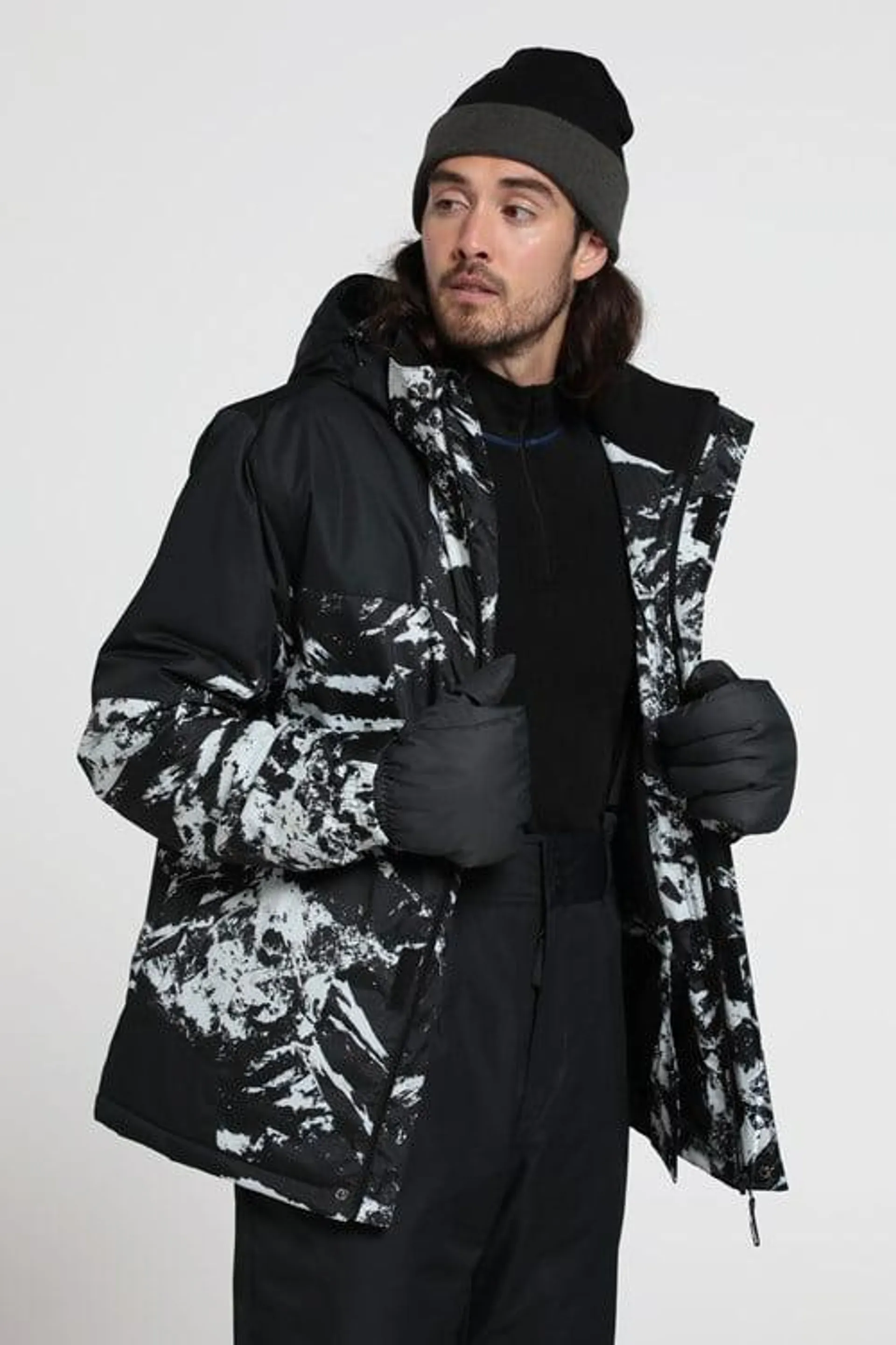 Shadow Mens Printed Ski Jacket