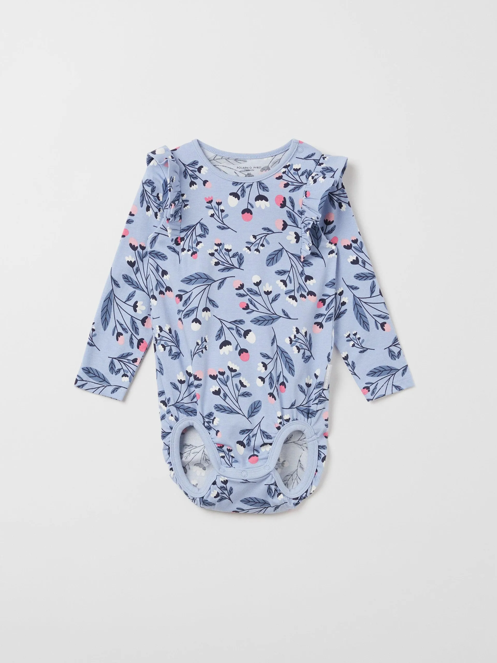 Floral Frilled Babygrow