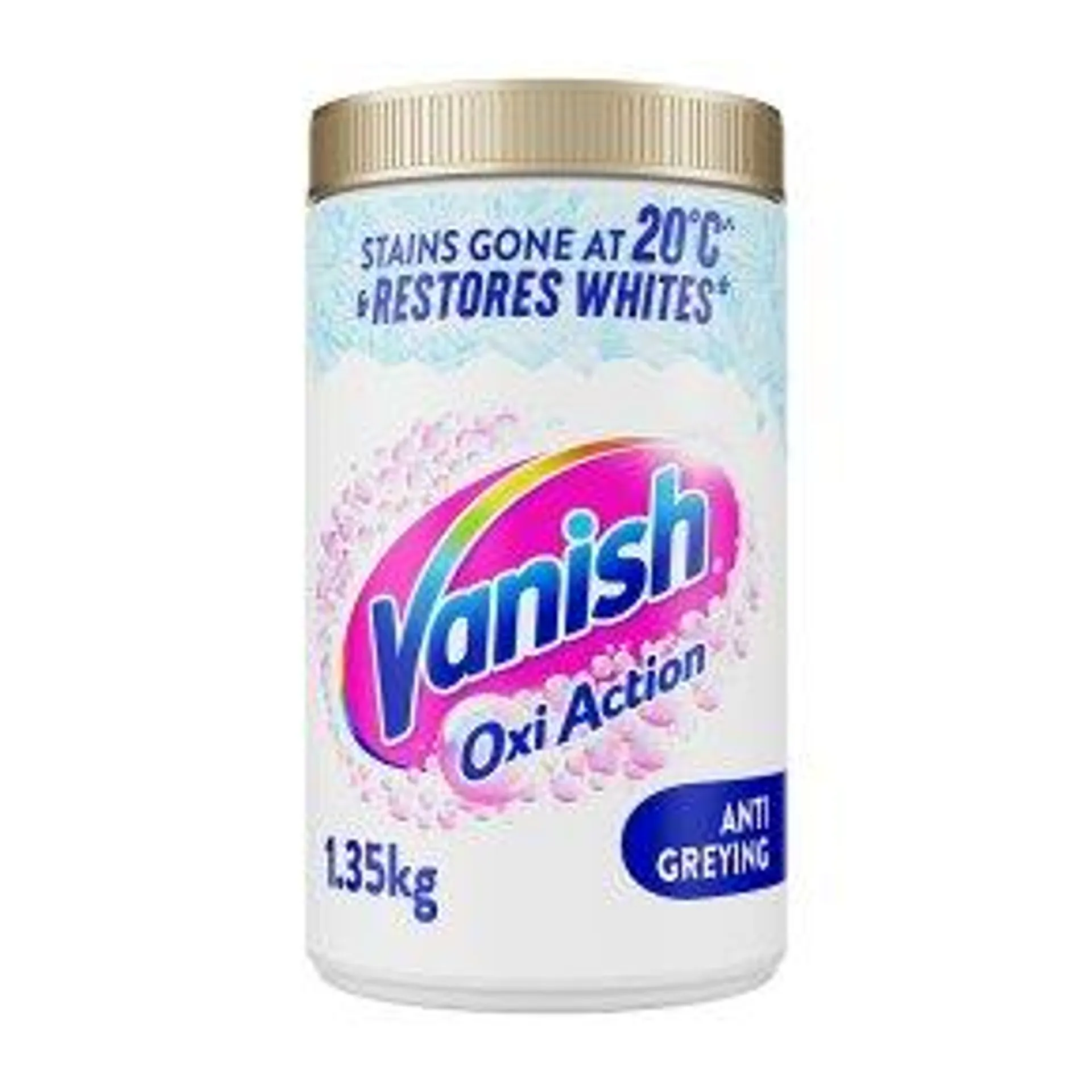 Vanish Gold Oxi Action Laundry Stain Remover Powder White Large Pack