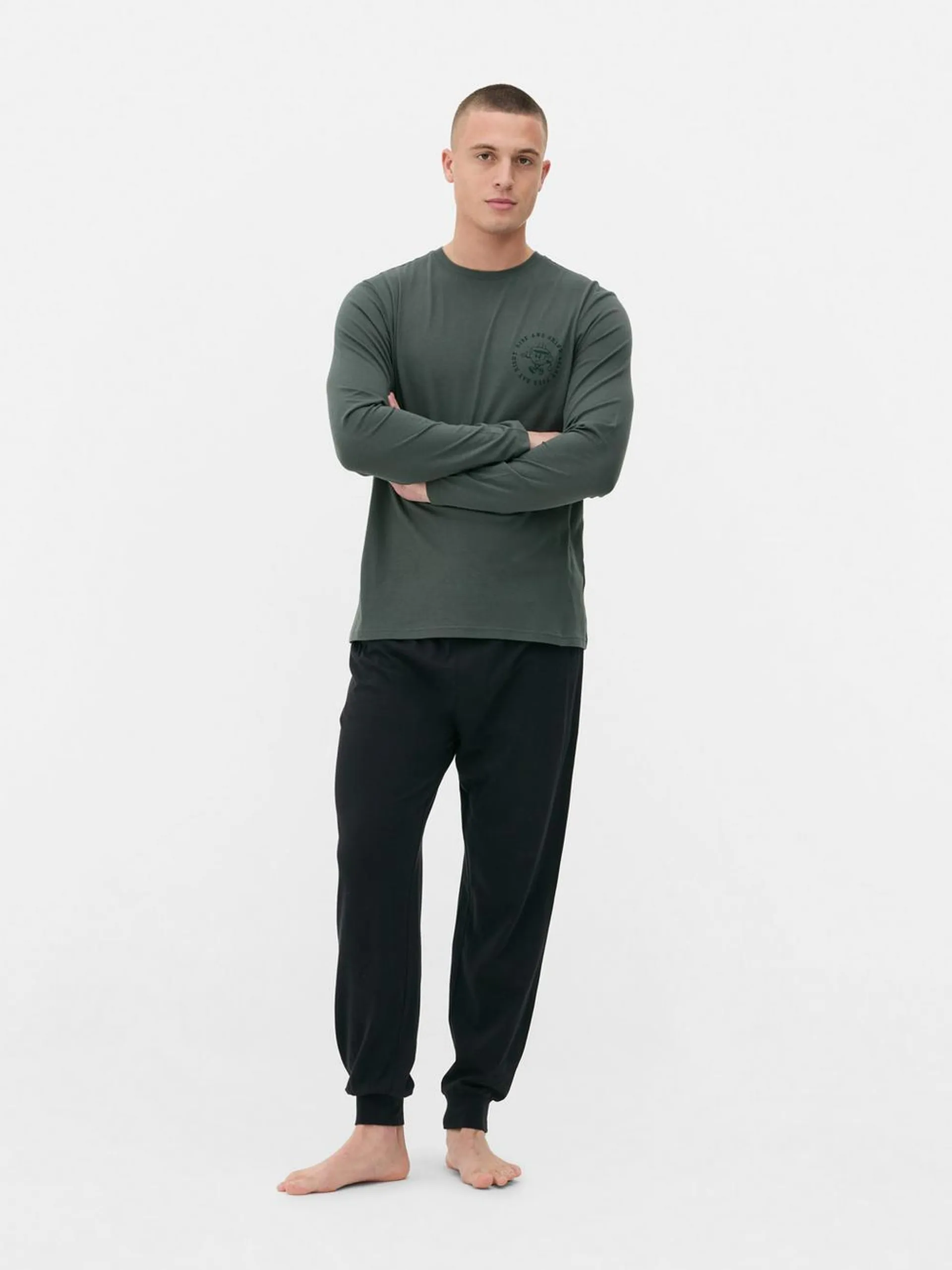 T-Shirt and Trousers Pyjama Set