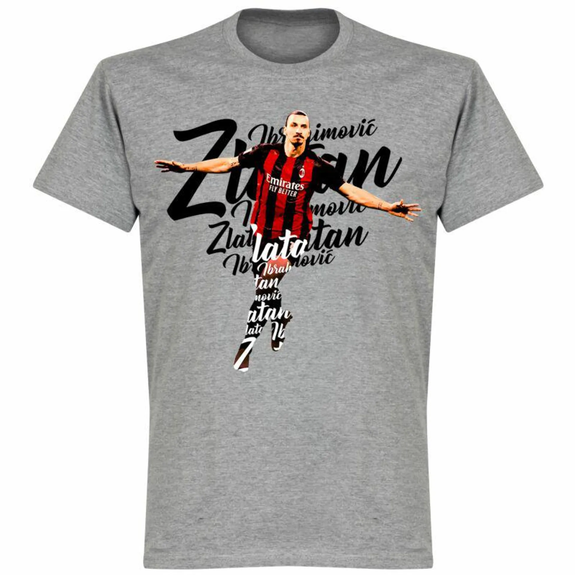 Ibrahimovic Script T-shirt - Grey