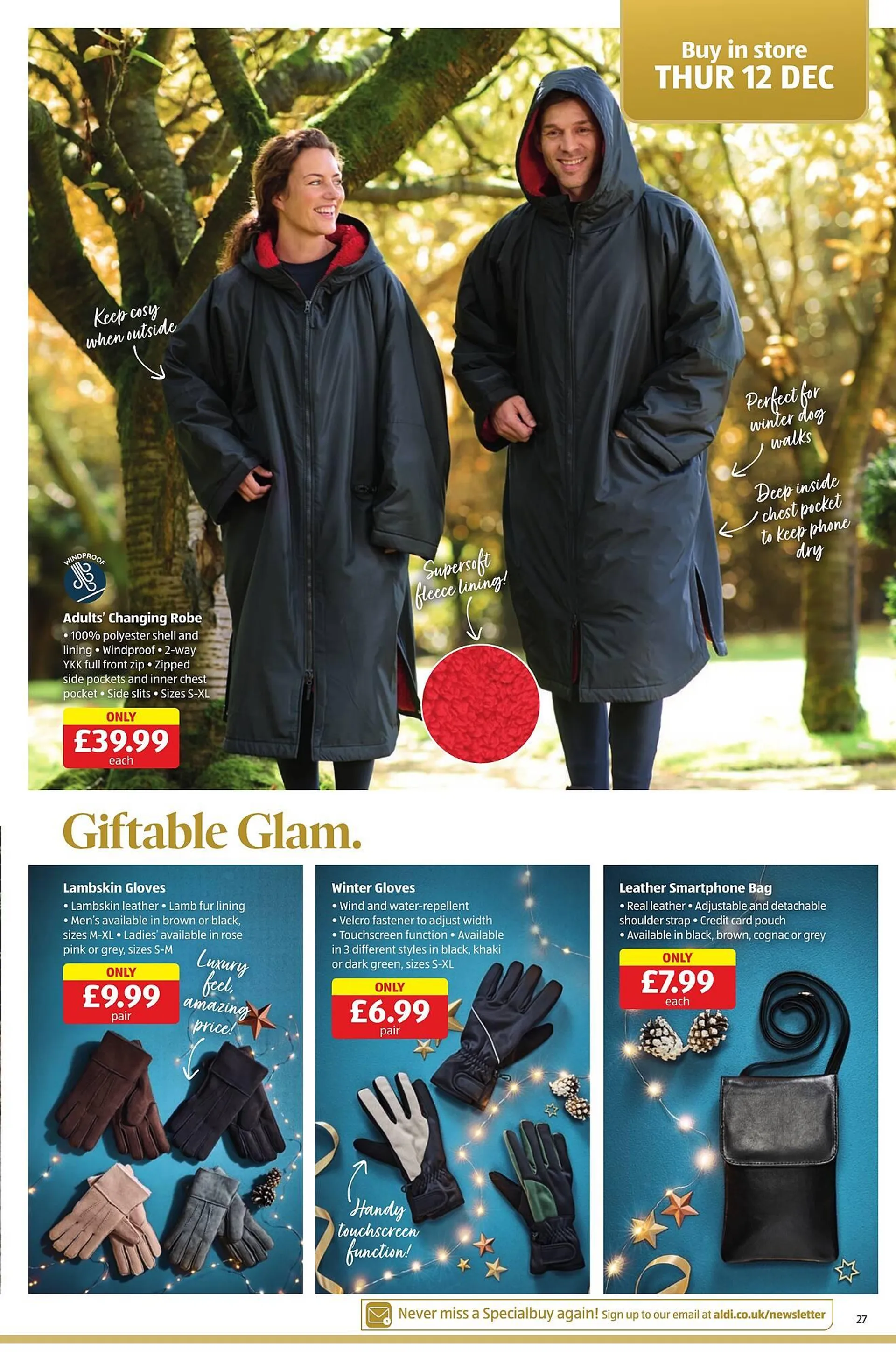 Aldi leaflet from 12 December to 15 December 2024 - Catalogue Page 27